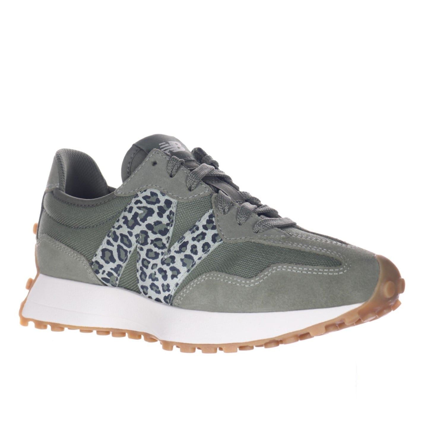 New Balance Balances 327 Animal Print Trainers