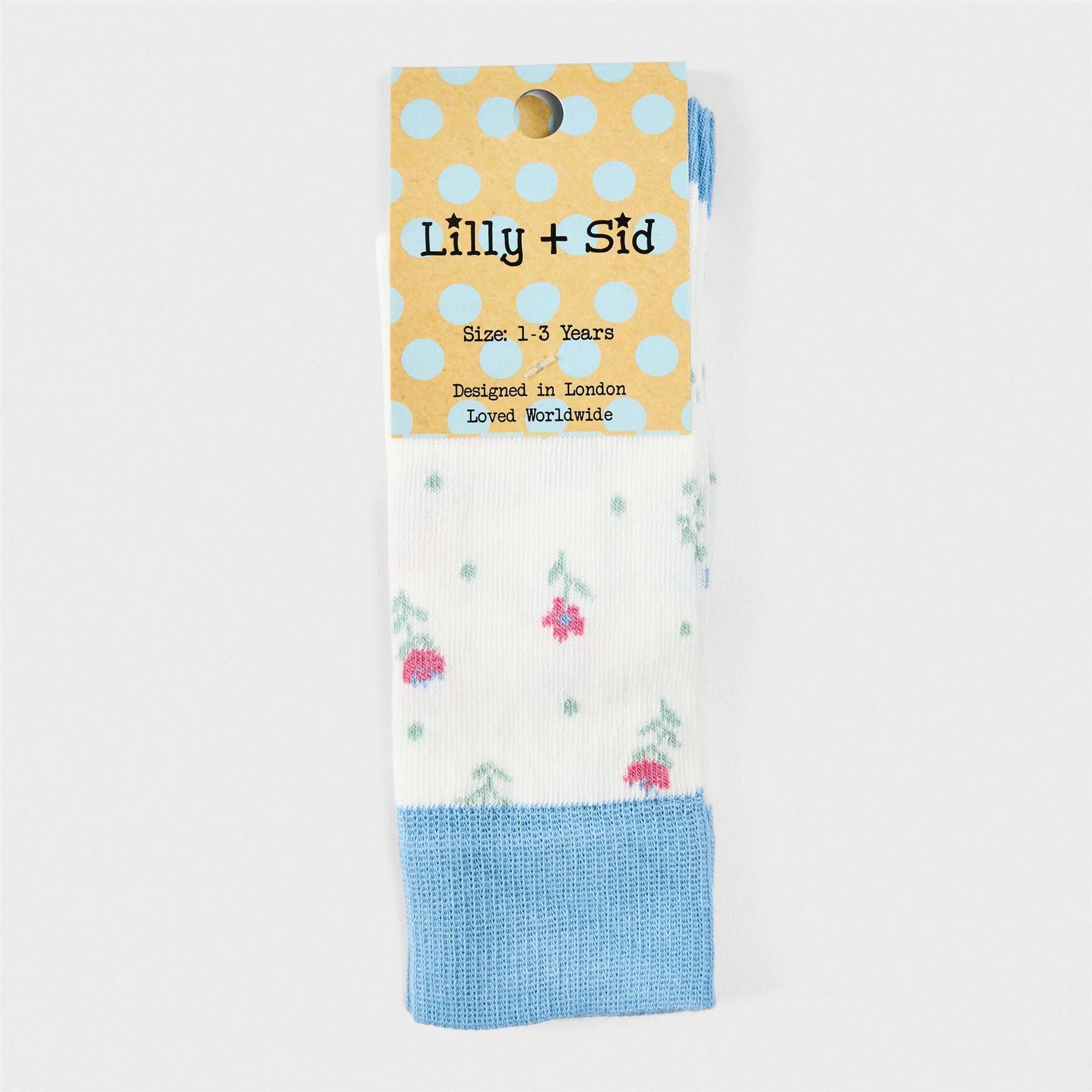 Lilly and Sid Floral Knee High Socks