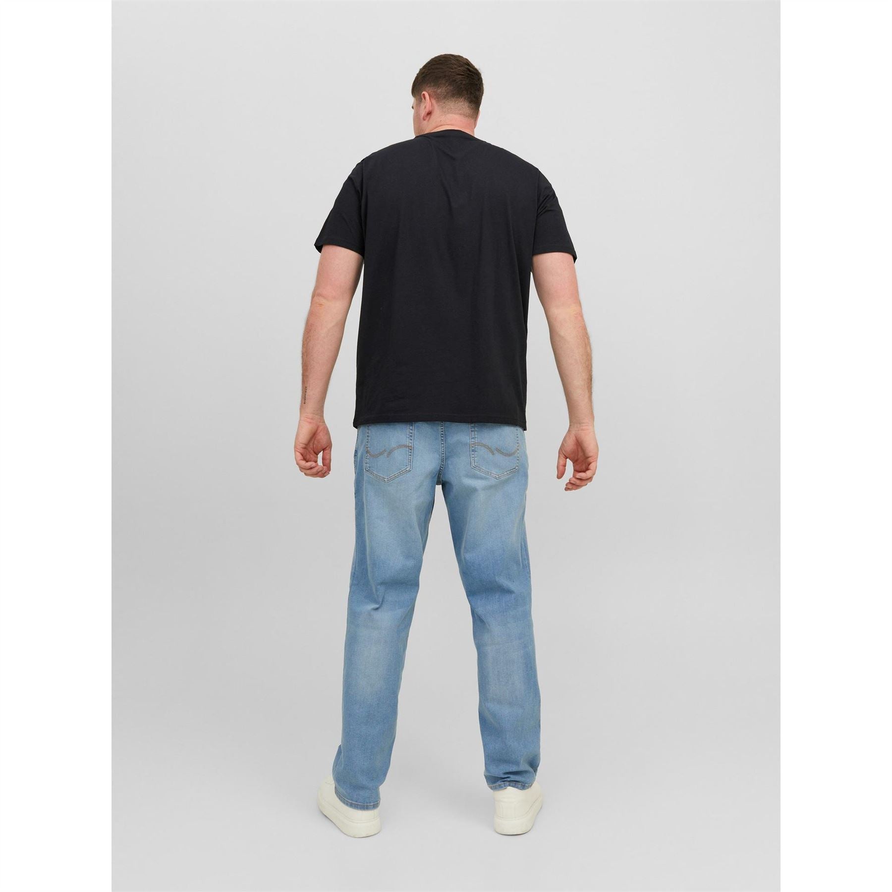 Jack and Jones Mens Star T-Shirt Plus Size