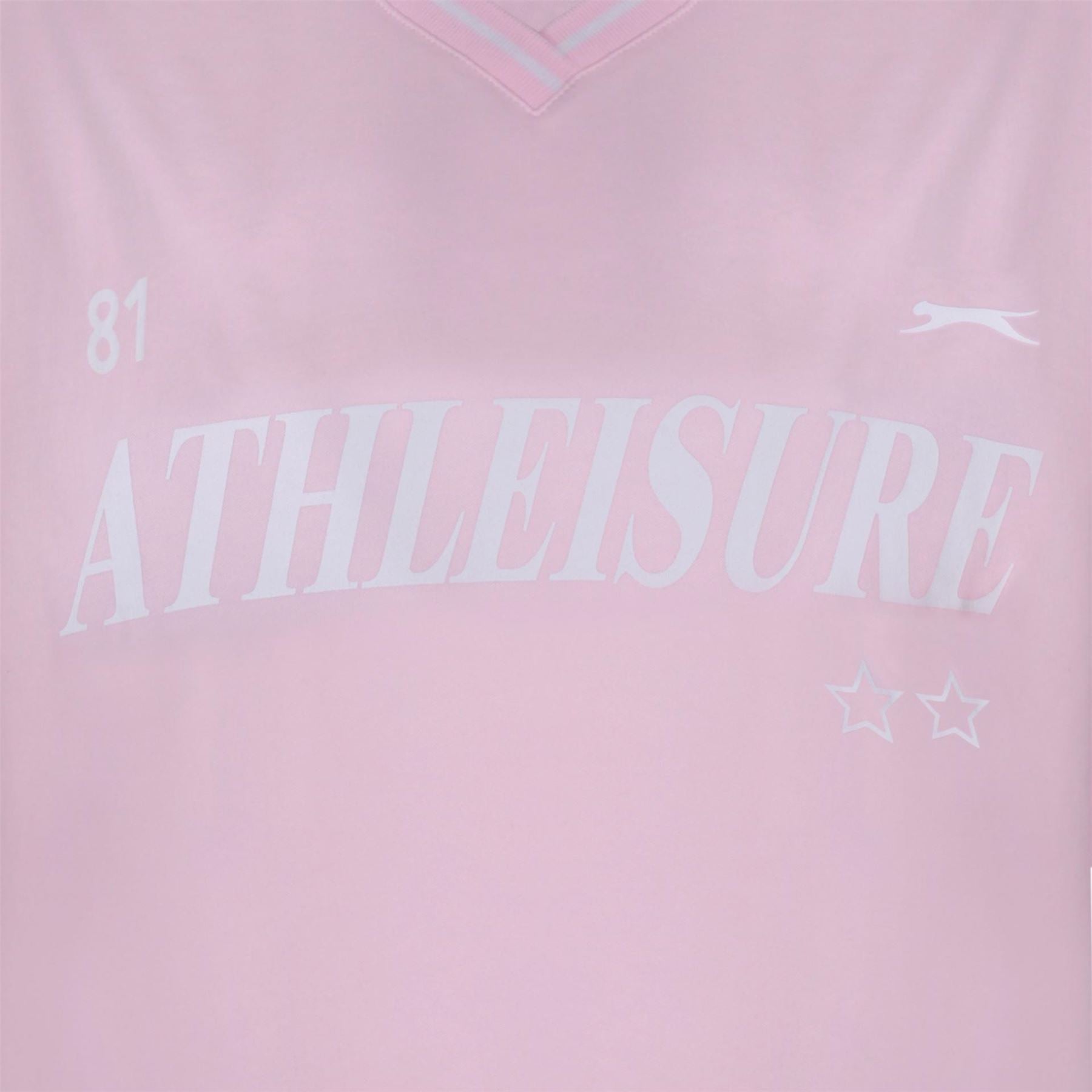 Slazenger Oversize Fit V-Neck Football T-Shirt