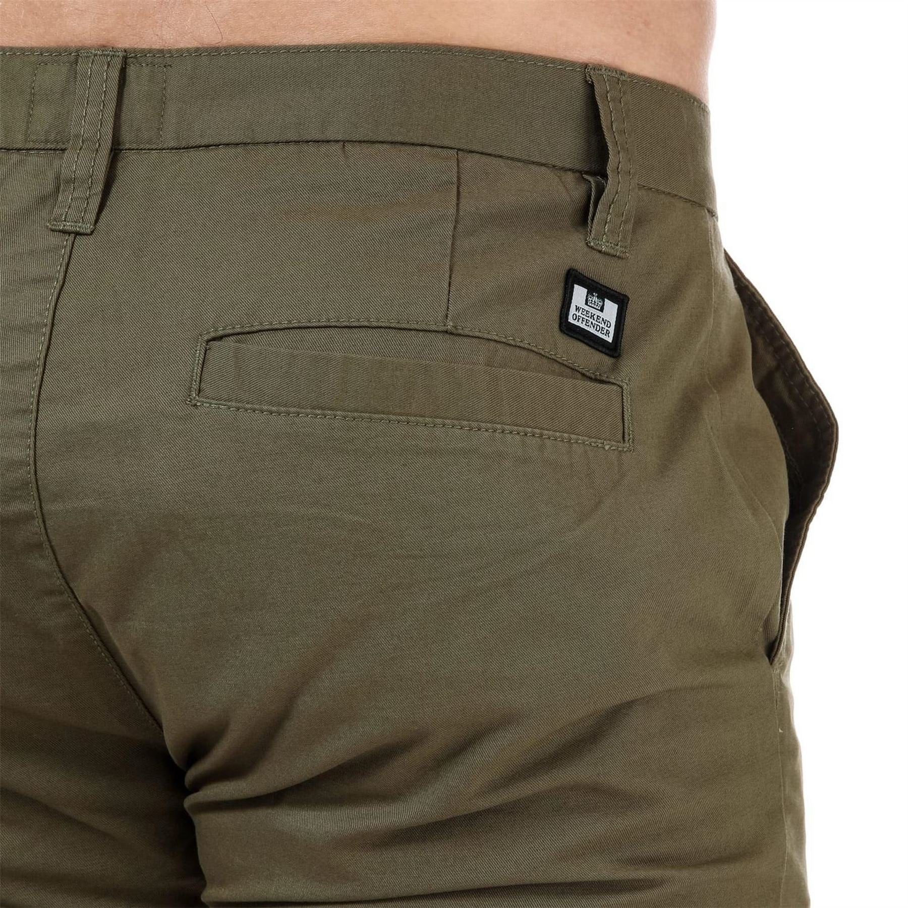 Weekend Offender Dillenger Cotton Twill Chino Shorts