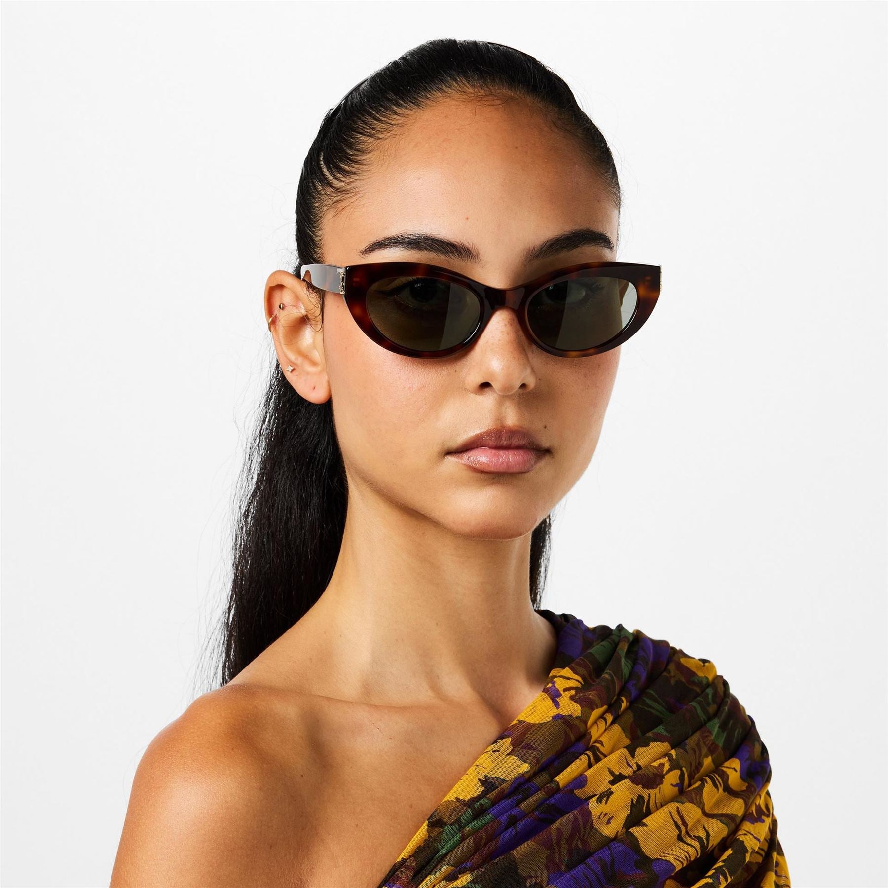 Saint Laurent Womens Laurent Sl M115 Cat Eye Sunglasses