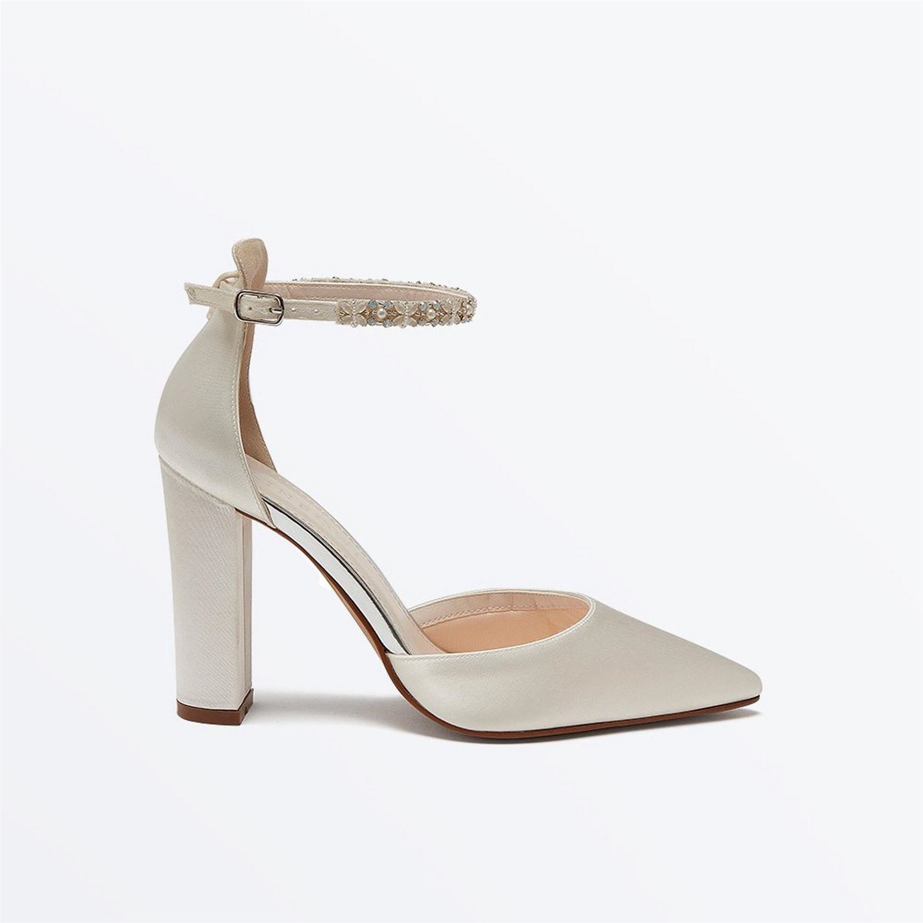 Rainbow Block Heel Court Shoes