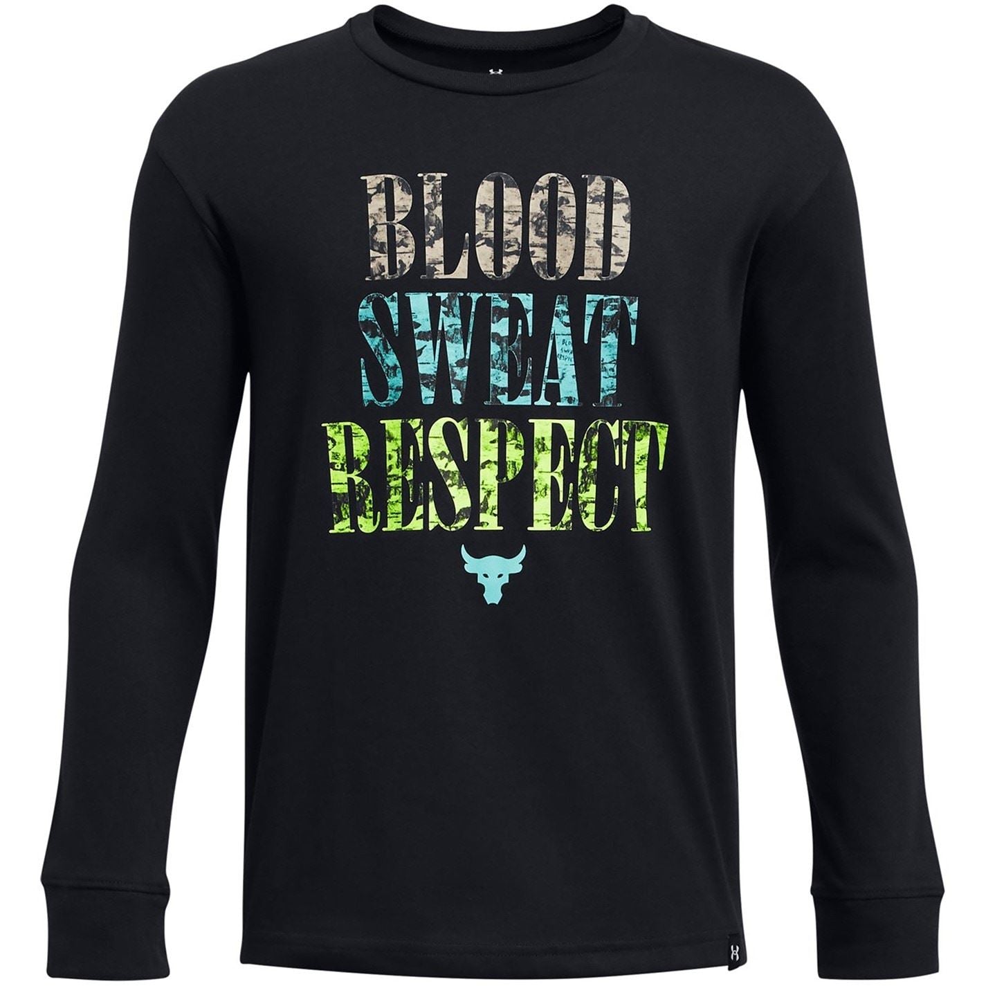Under Armour Lifestyle Solucellair Text Graphic Crew Neck Regular Fit Long Sleeve T-Shirt