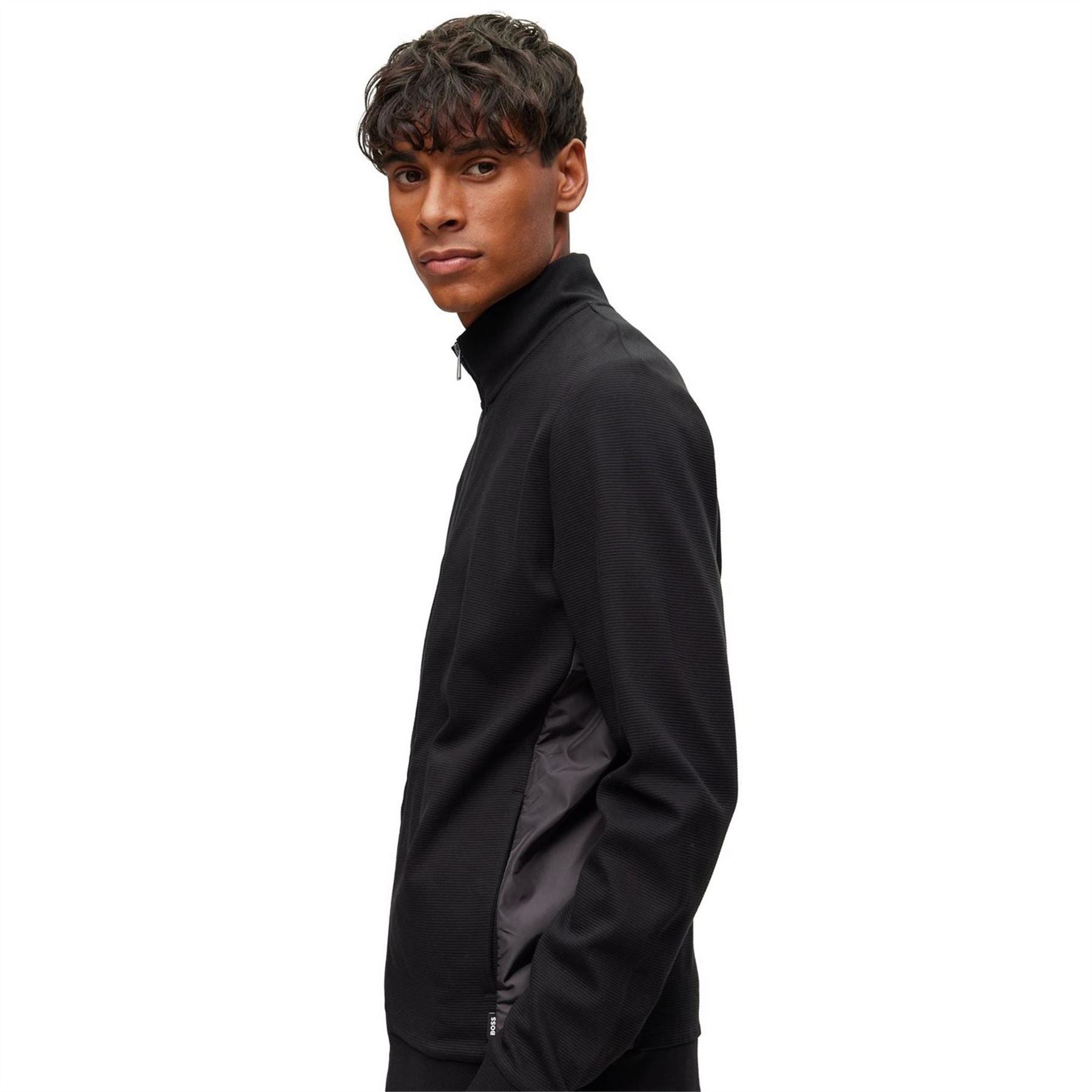 Boss Funnel Neck Regular Fit Long Sleeve Jacket