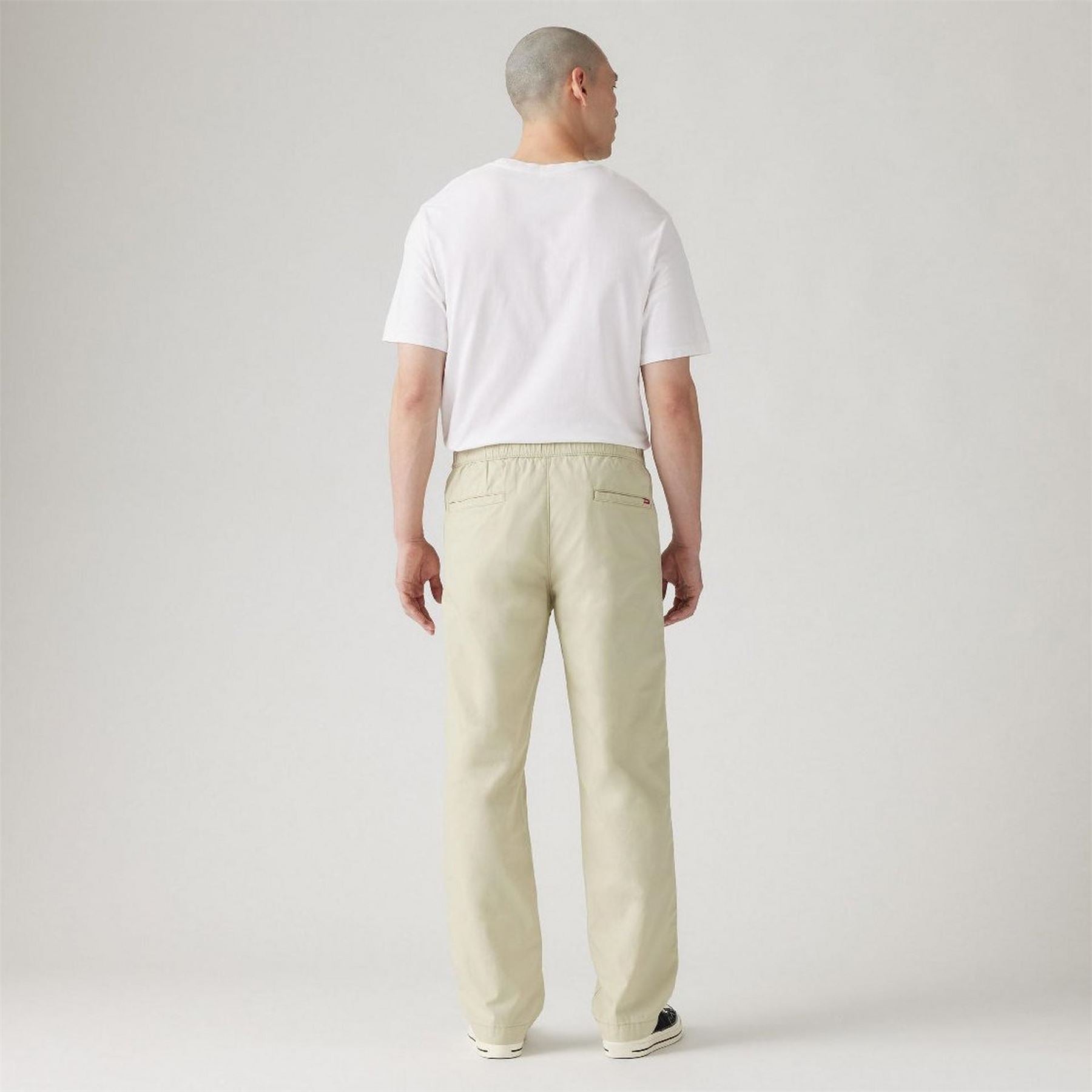 Levis Solid Patterned Relaxed Straight Chinos