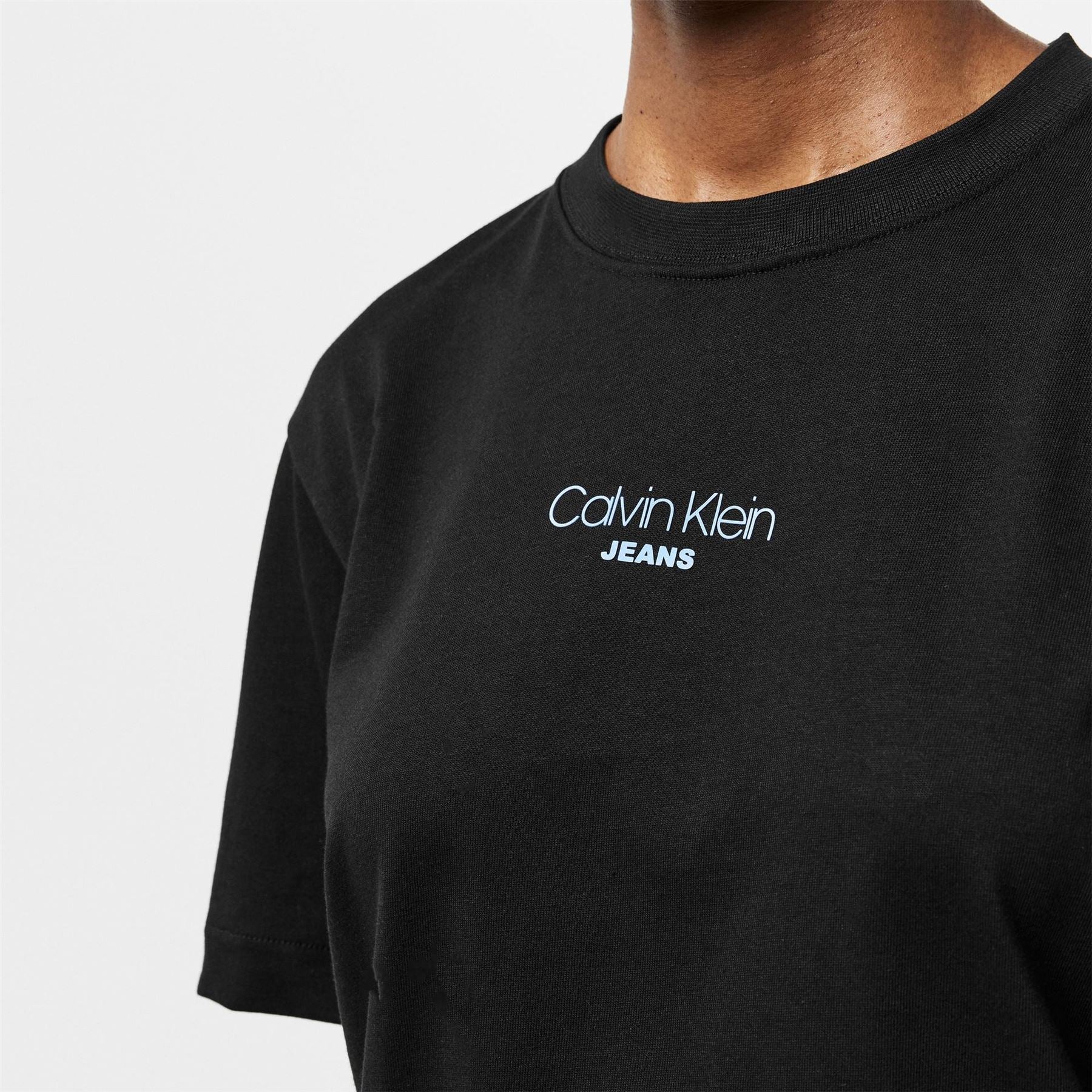 Calvin Klein Jeans Boxy Fit Lettering Short Sleeve T-Shirt
