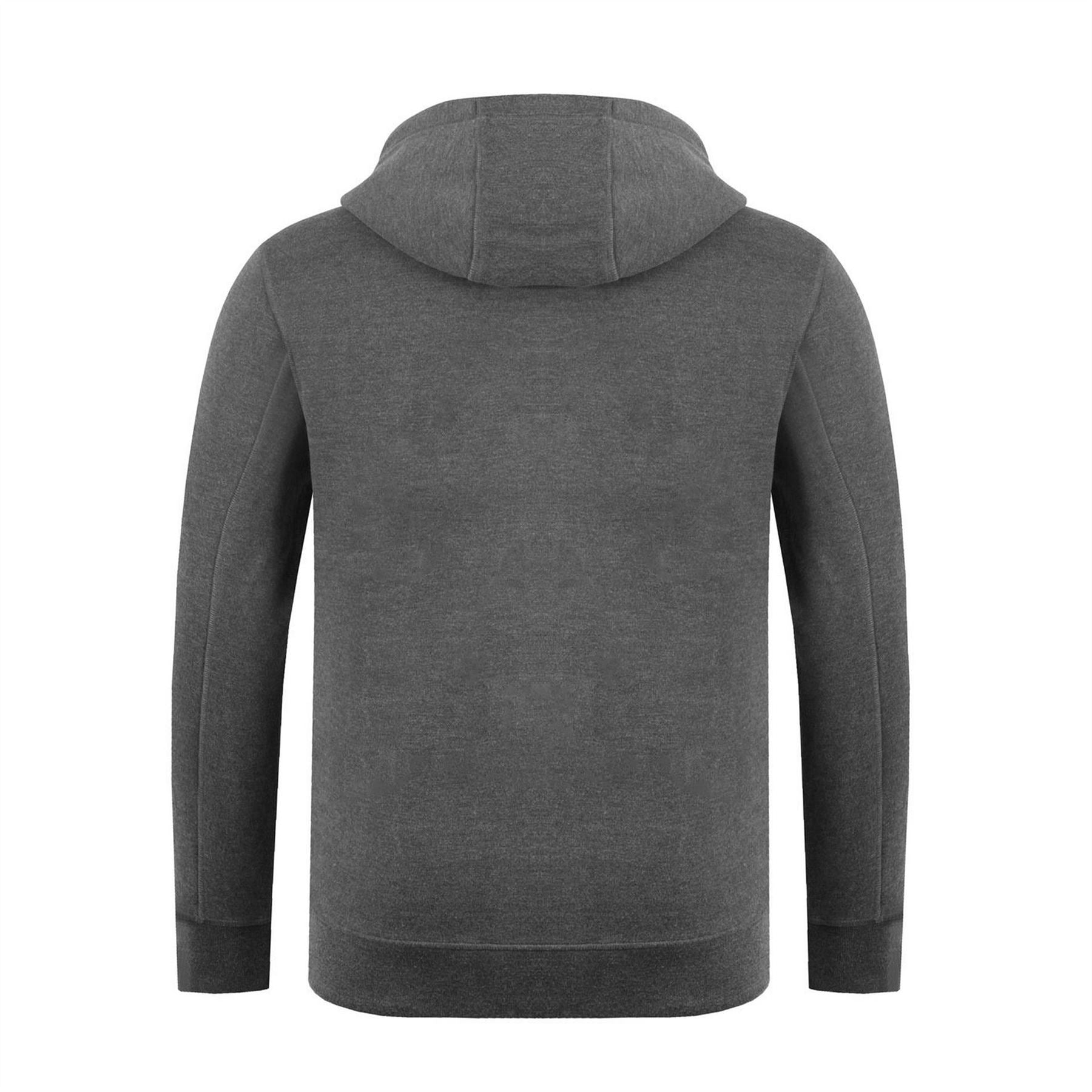 Firetrap Mens Brunel Full Zip Fleece Hoodie