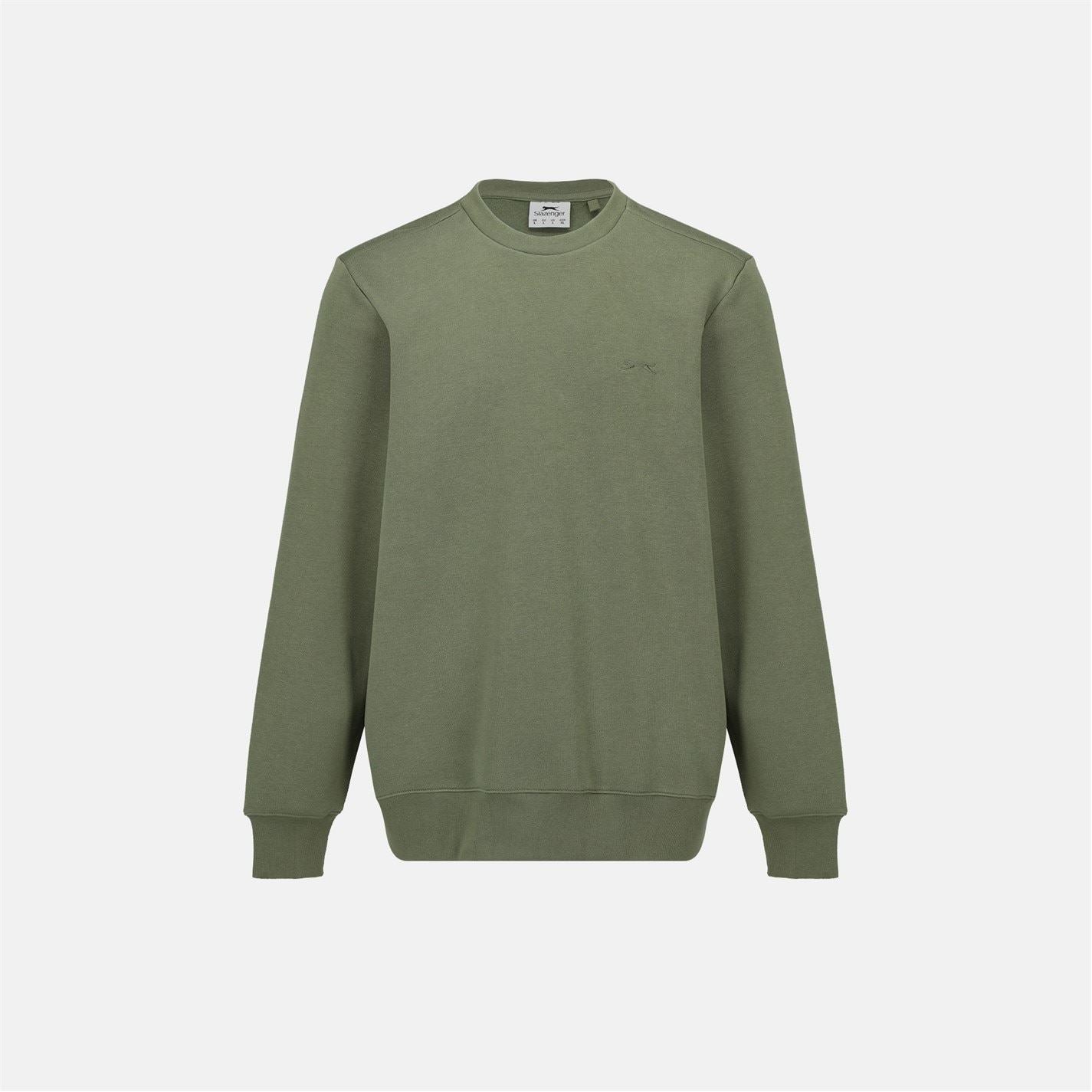 Slazenger Mens Fleece Crew Sweater