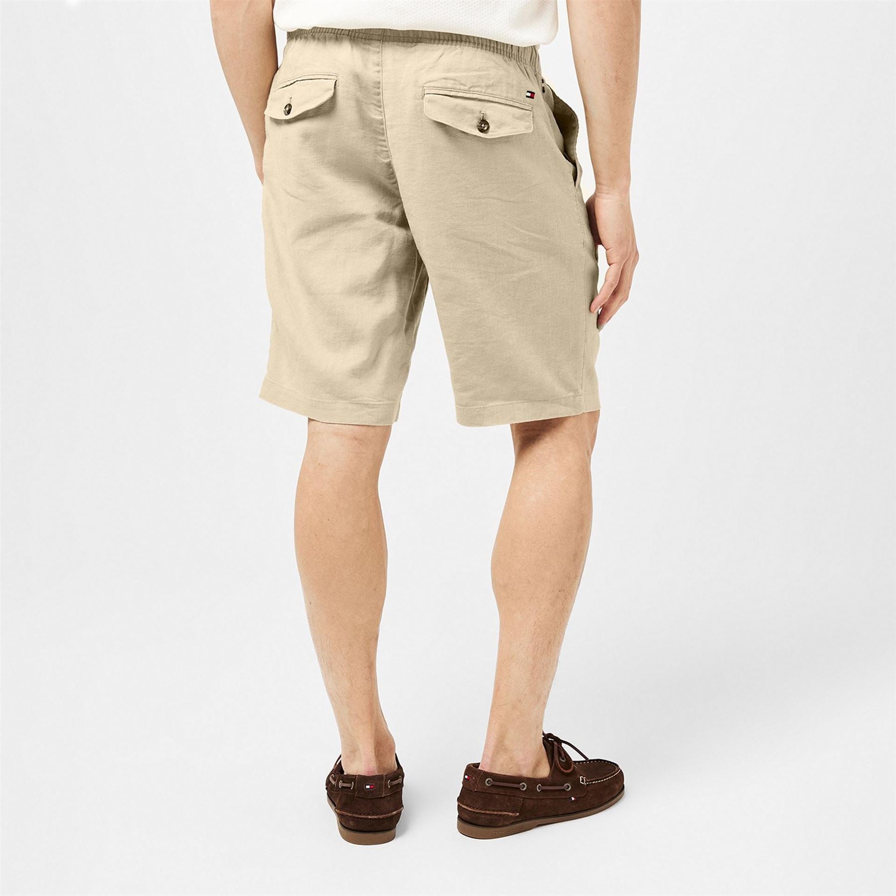 Tommy Hilfiger Harlem Linen Relaxed Fit Woven Tracksuit Shorts