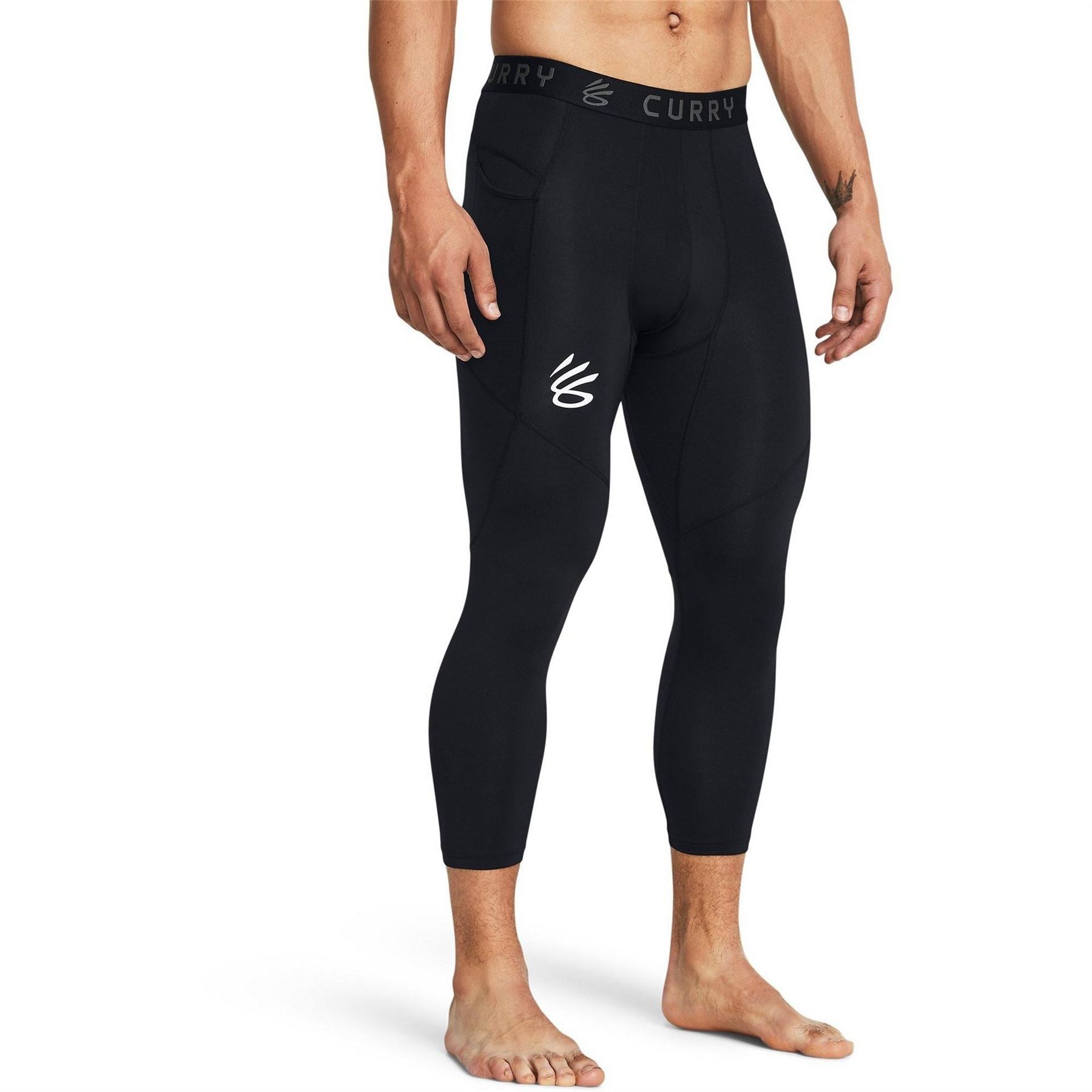 Under Armour Mens Armour Ua Curry Brand Three Quarterlgs Baselayer Legging