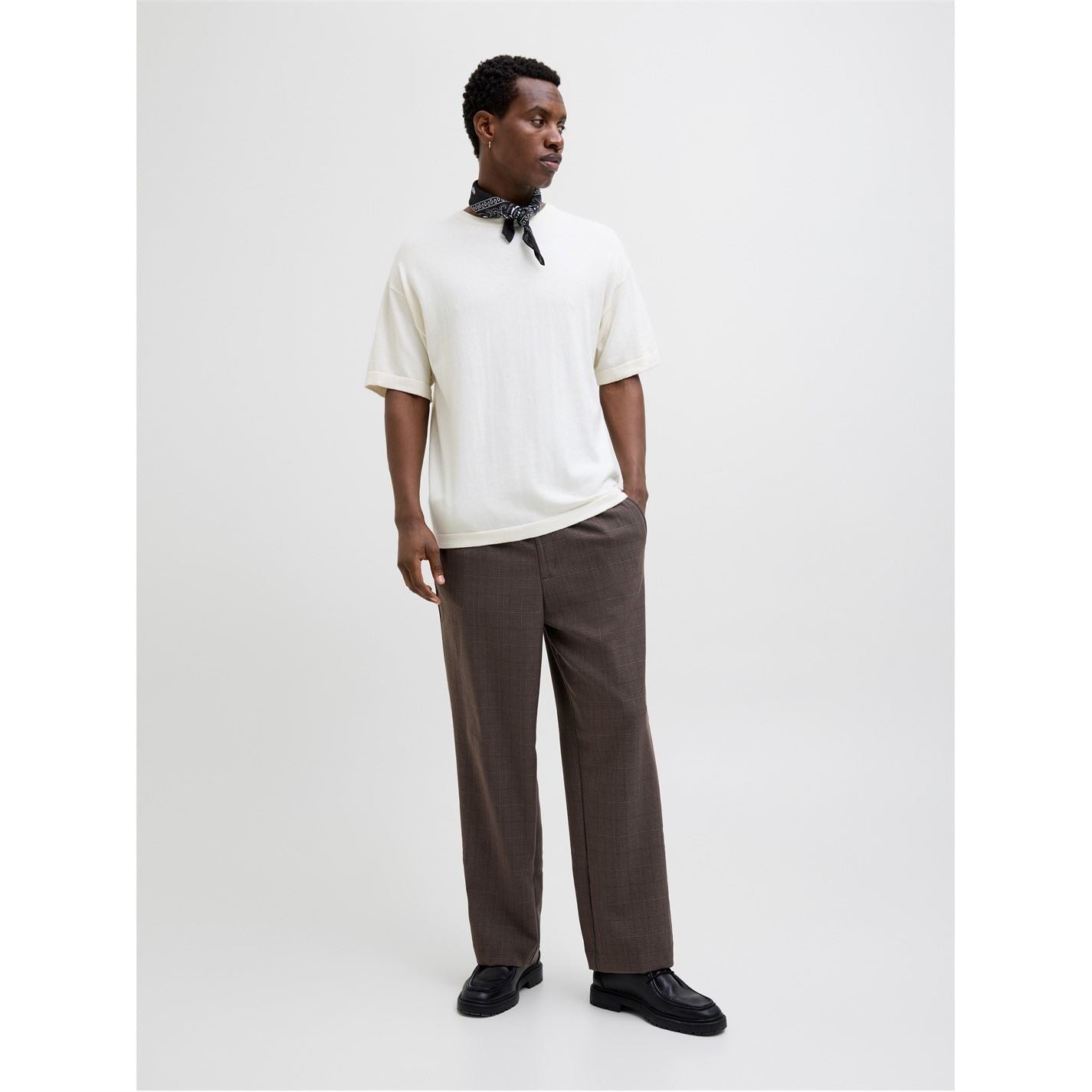 Jack and Jones Bill Solid Patterned Wide Leg Joggers