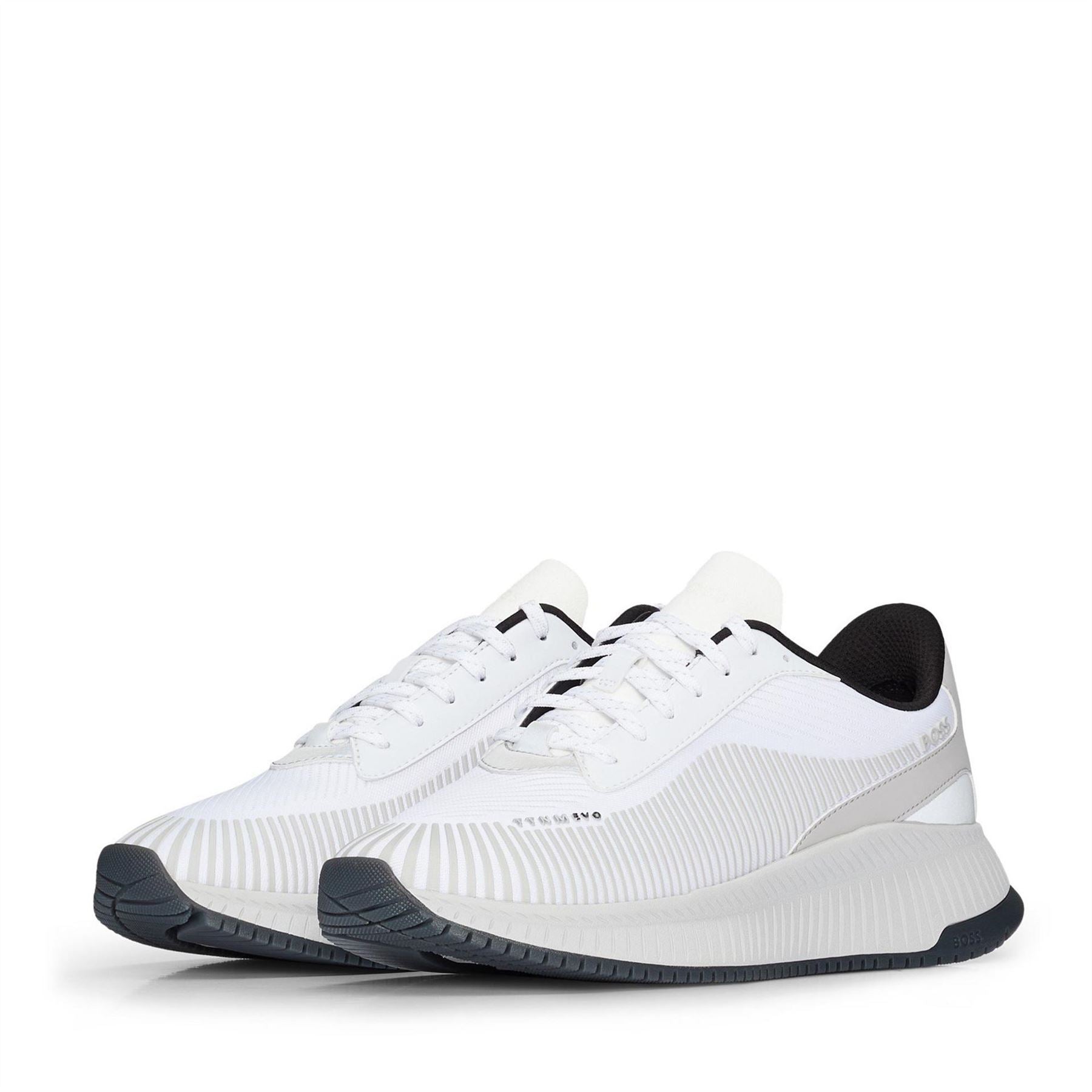 Boss Evo Low Top Stripe Patterned Sneakers
