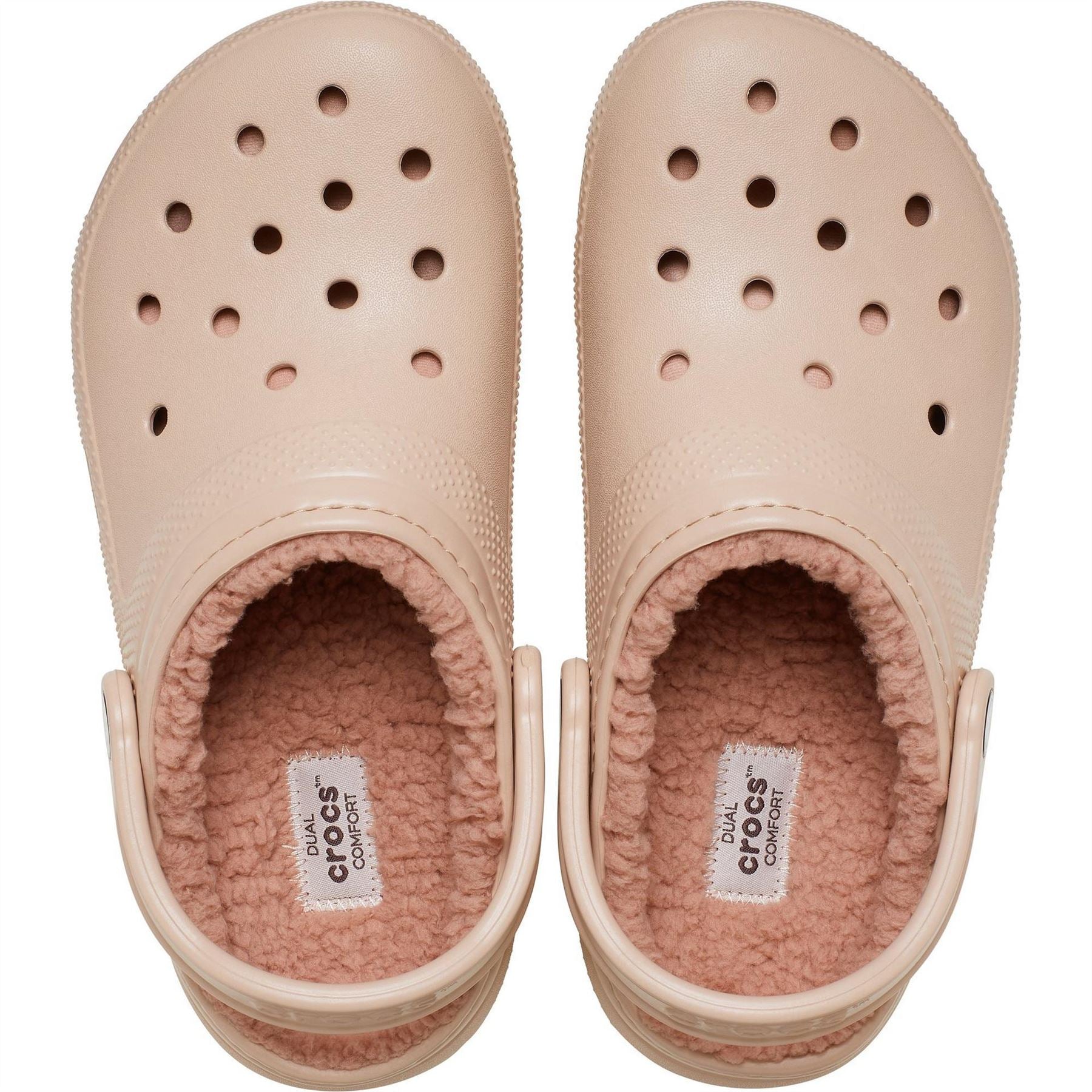 Crocs Lined Shuv Clogs with Perforated Toe