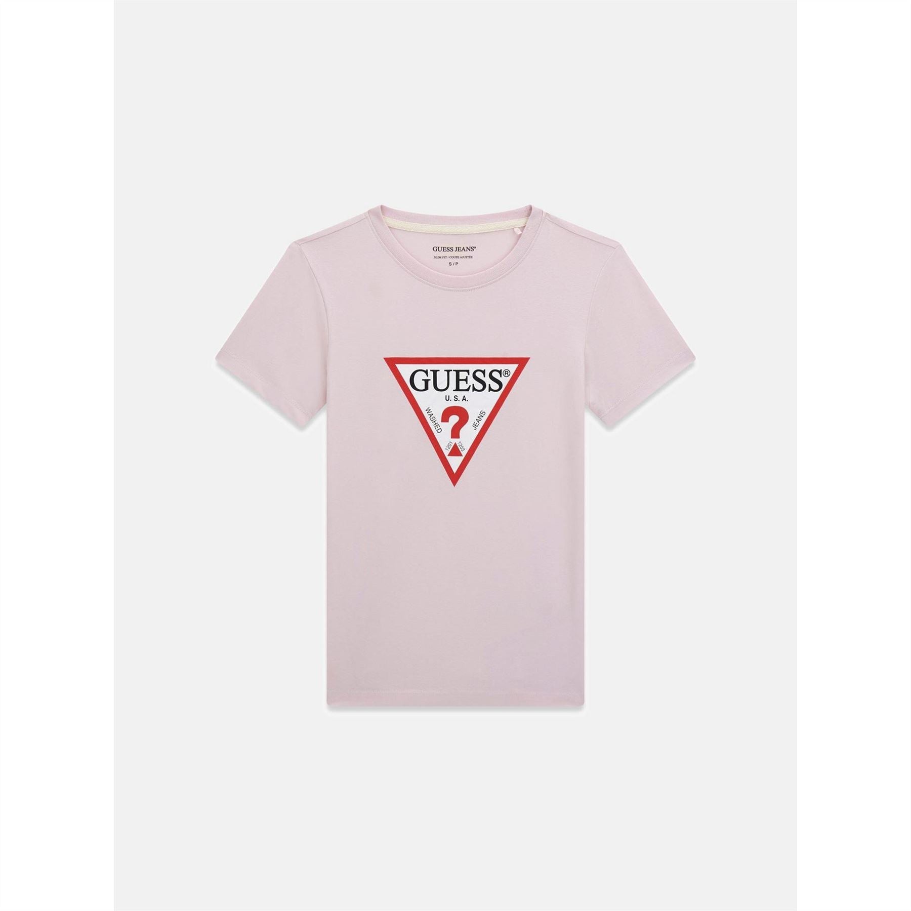 Guess Tri Icon Slim Fit Crew Neck T-Shirt