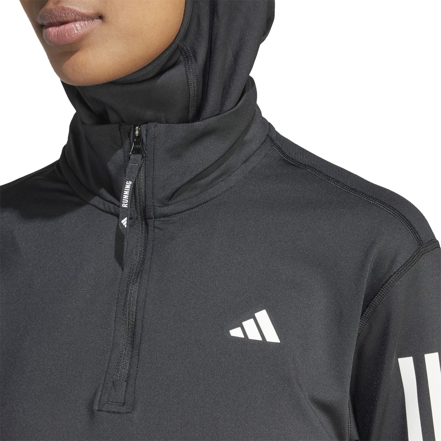 adidas Womens The Run Half Zip Running Top