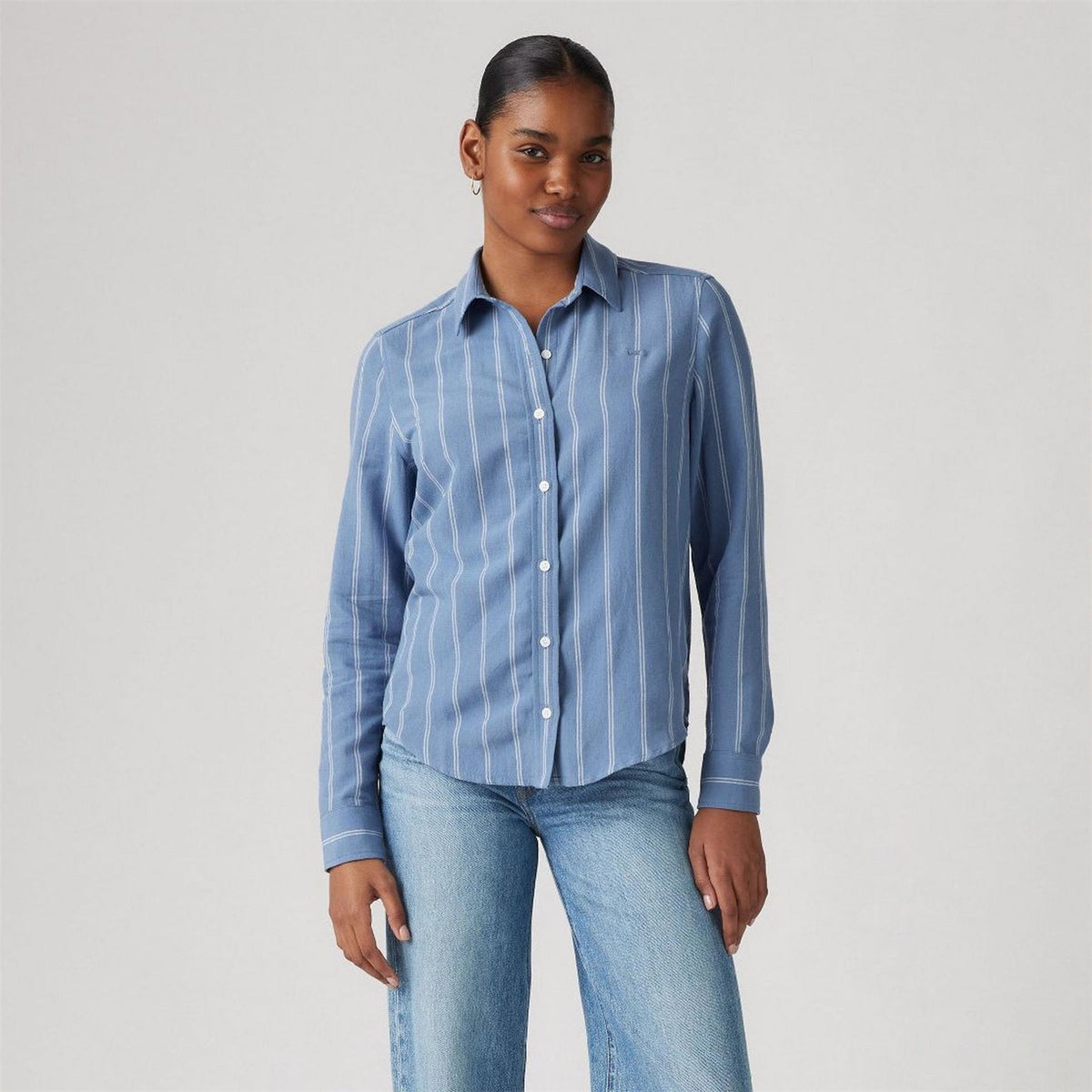 Levis Collared Neck Long Sleeve Regular Fit Shirt
