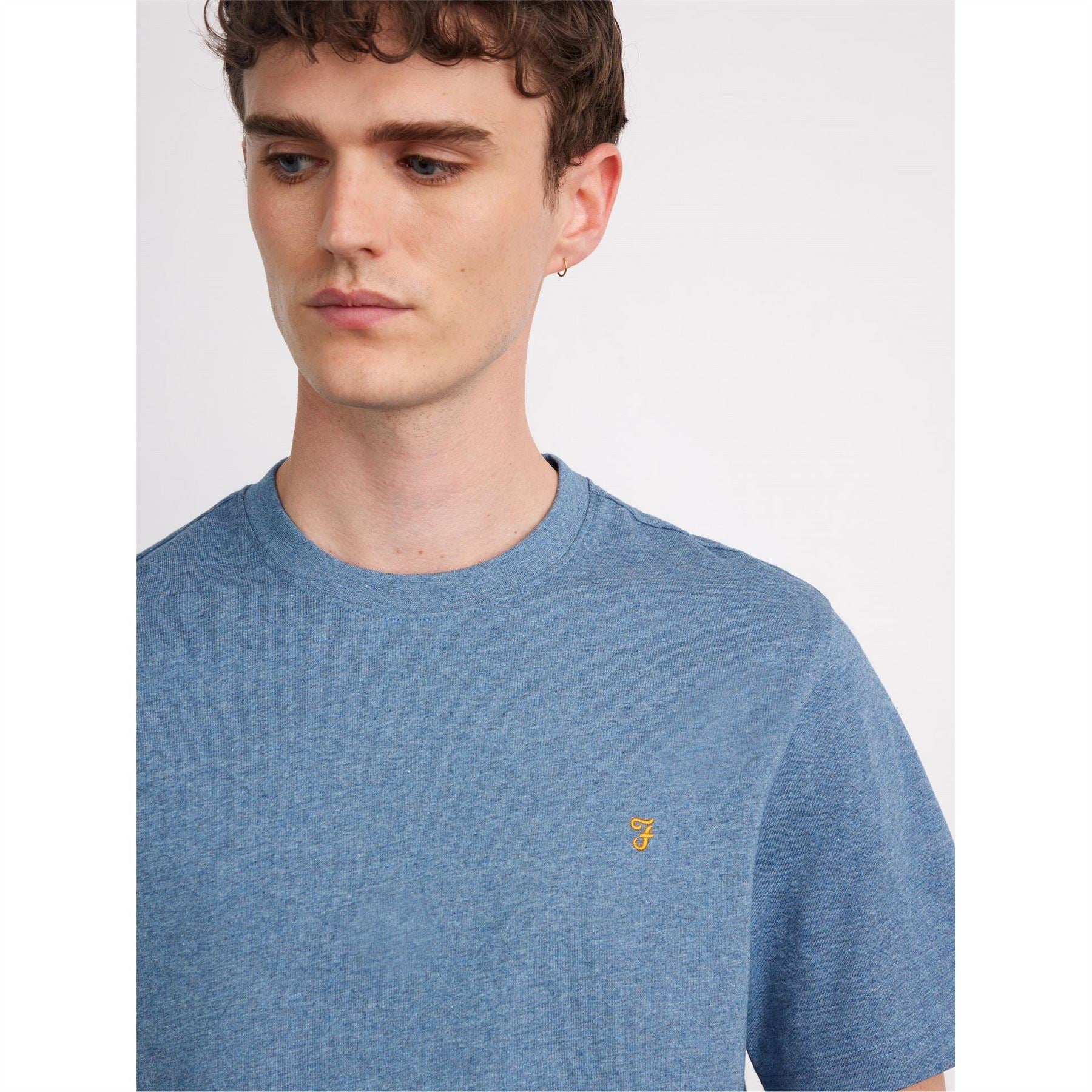 Farah Regular Fit Crew Neck Short Sleeve T-Shirt