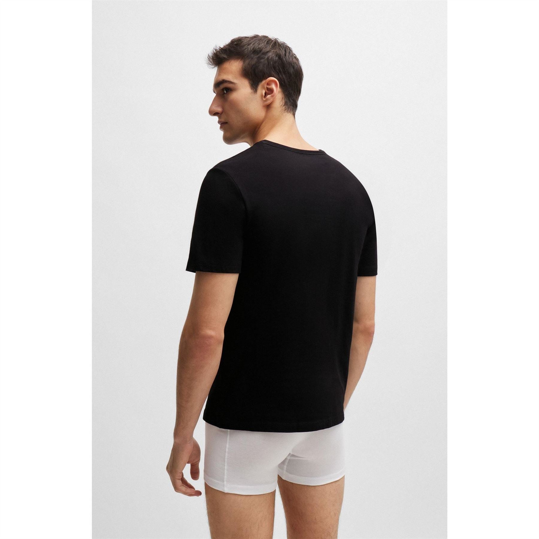 Boss V Neck 3 Pack T-Shirts, Soft Breathable Fabric