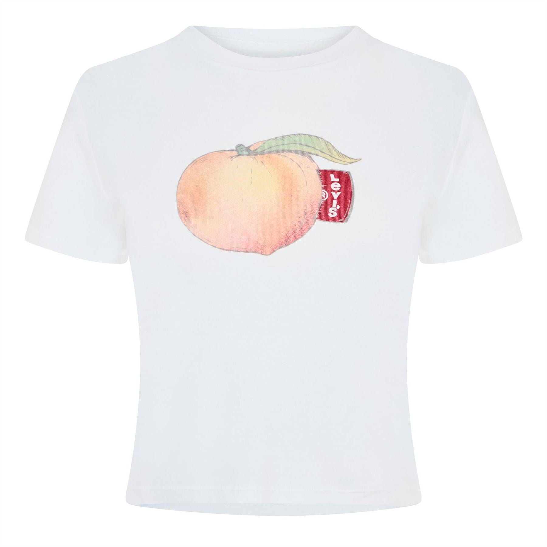 Levis Lacoste Lettering Crew Neck Short Sleeve T-Shirt