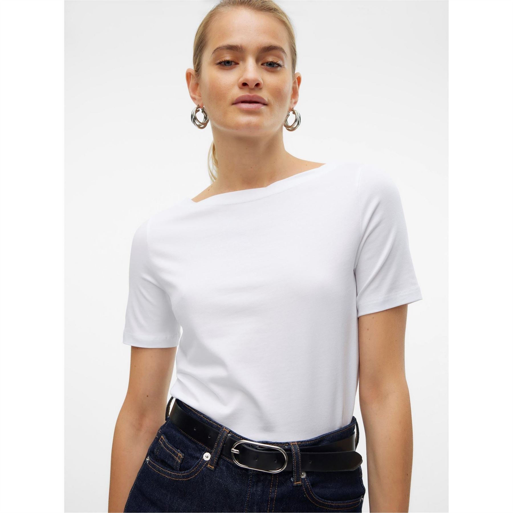 Vero Moda Modal Short Sleeve Regular Fit T-Shirt