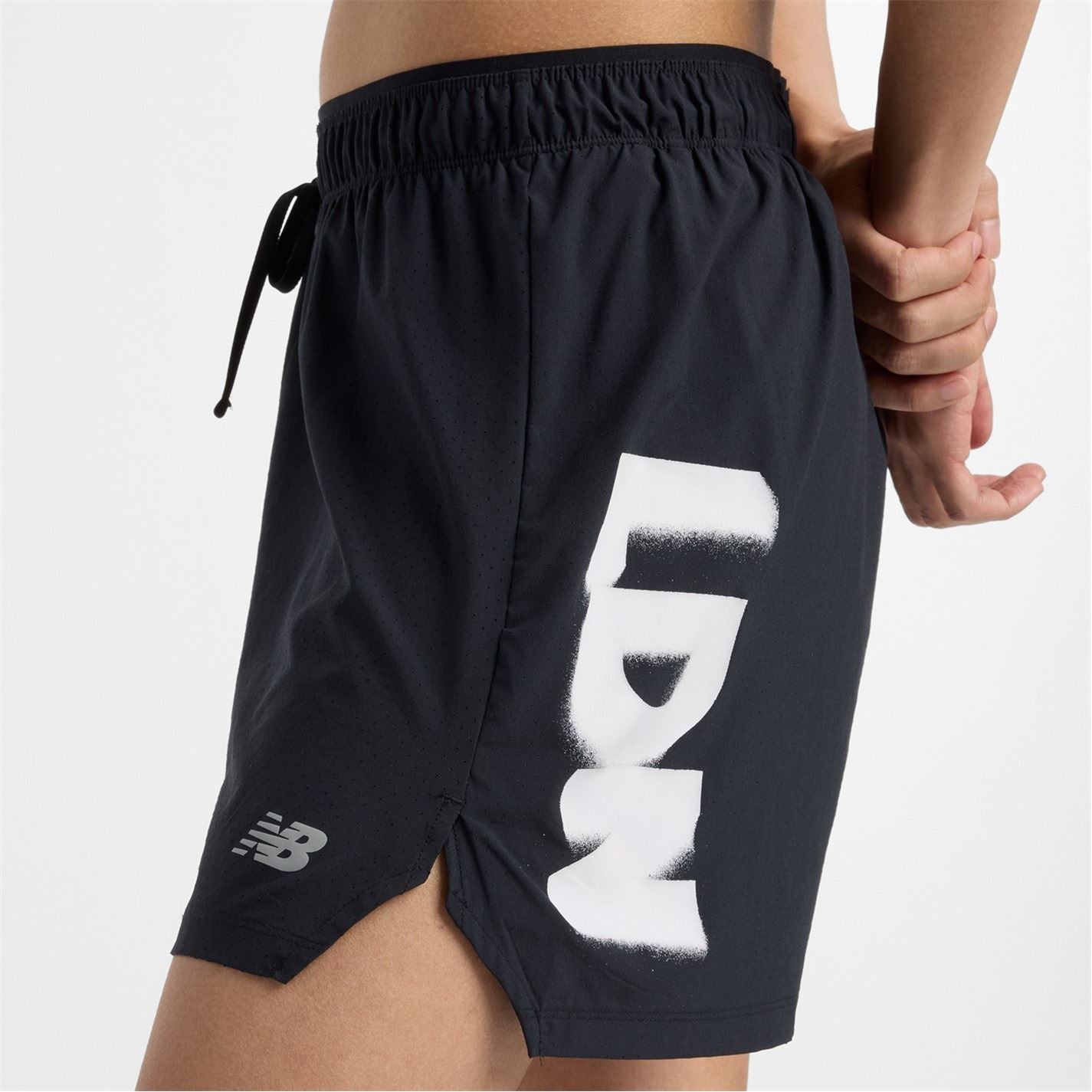 New Balance Mens Balance Rc Sh 5 Inch Bk Smal Running Shorts