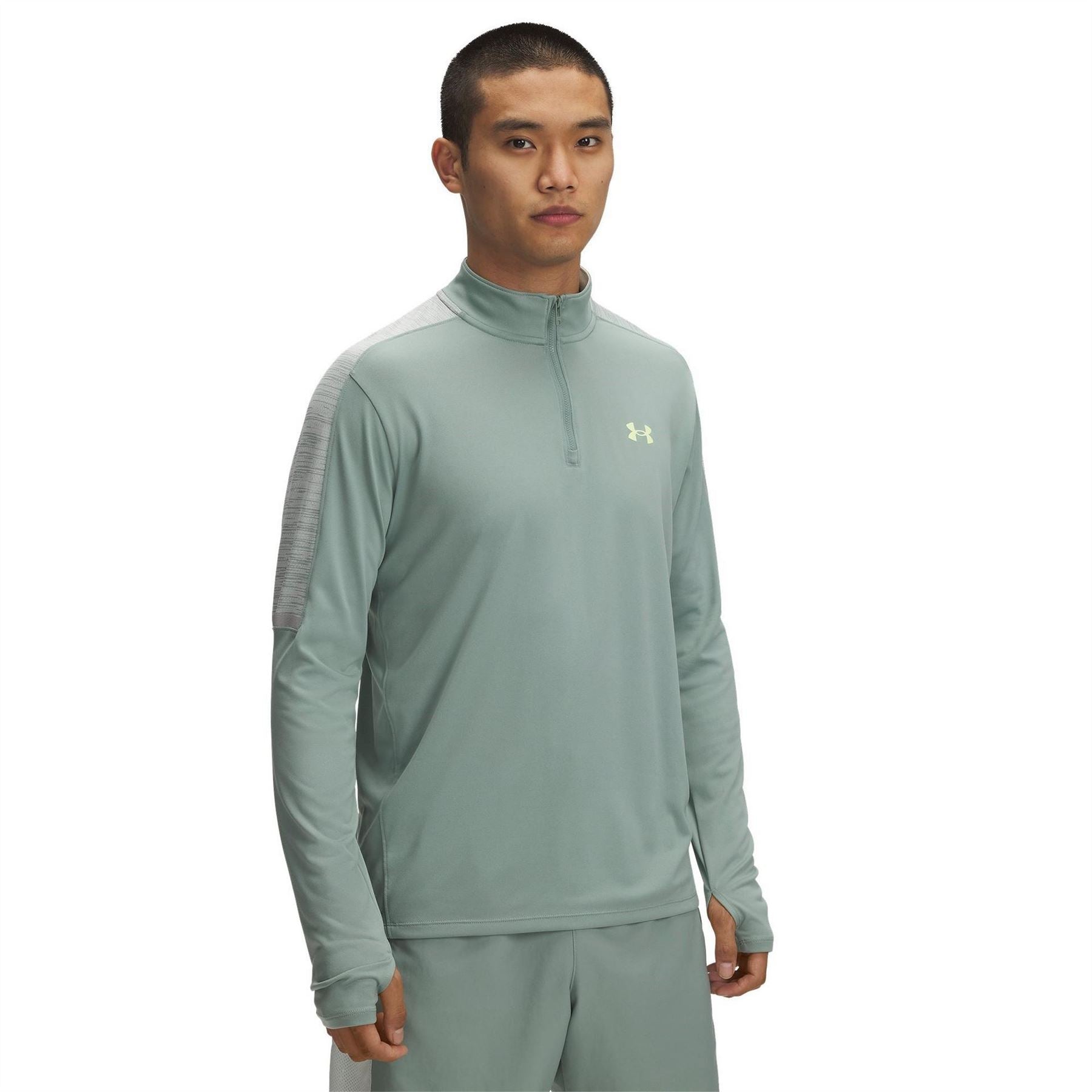 Under Armour Tech Zip Neck Long Sleeve Raglan Sweatshirt