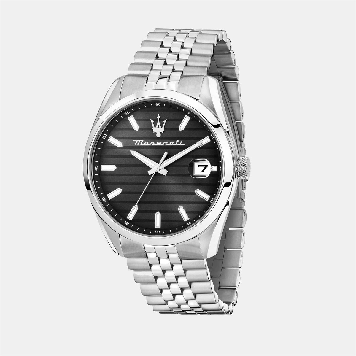 Maserati Attrazione Dress Steel Jubilee Strap Analogue Watch