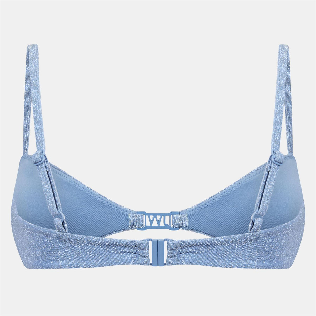 Jack Wills Glitter Clasp Front Bikini Top
