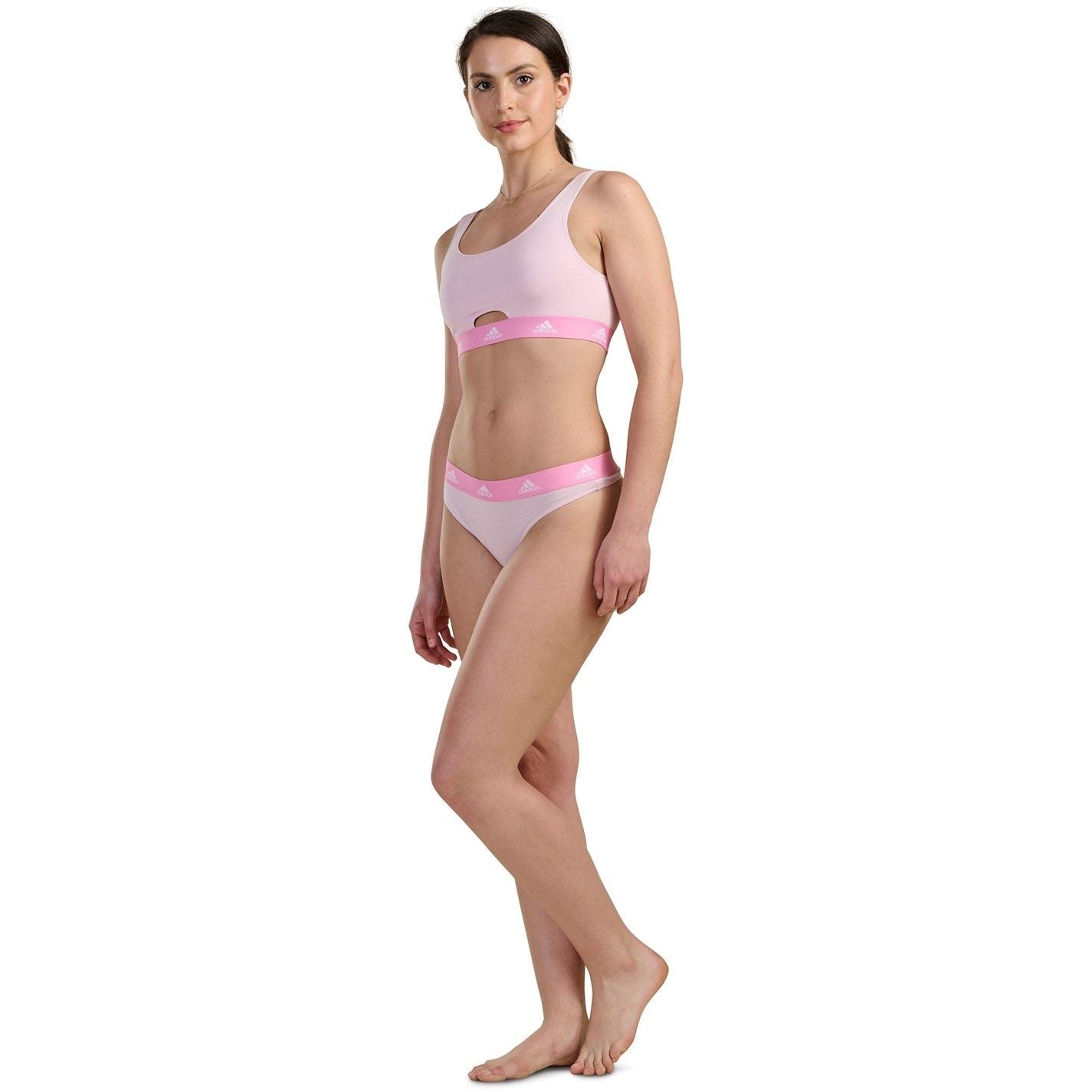 adidas 3 Pack Active Comfort Cotton Thong