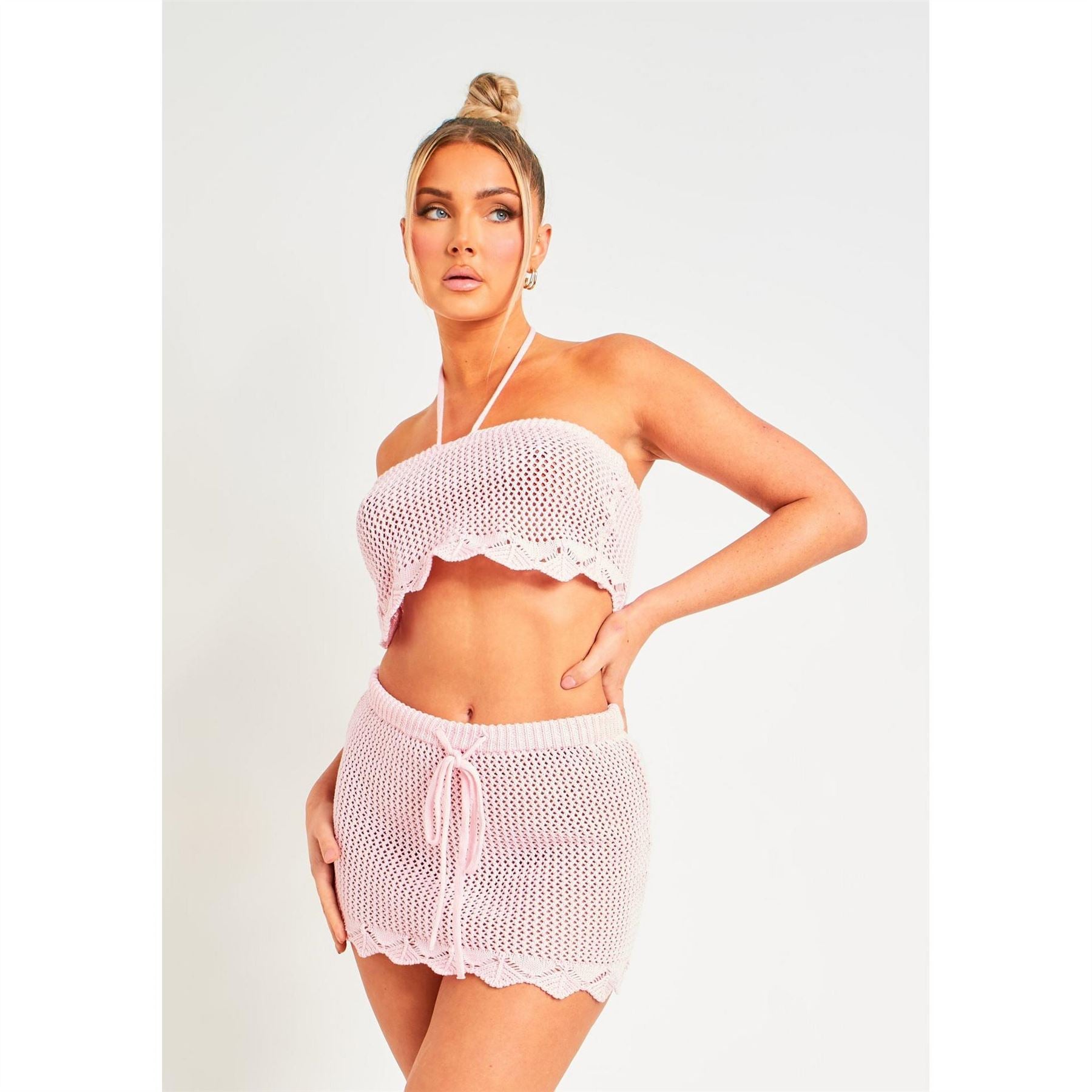 Missy Empire Knit Bandeau Top