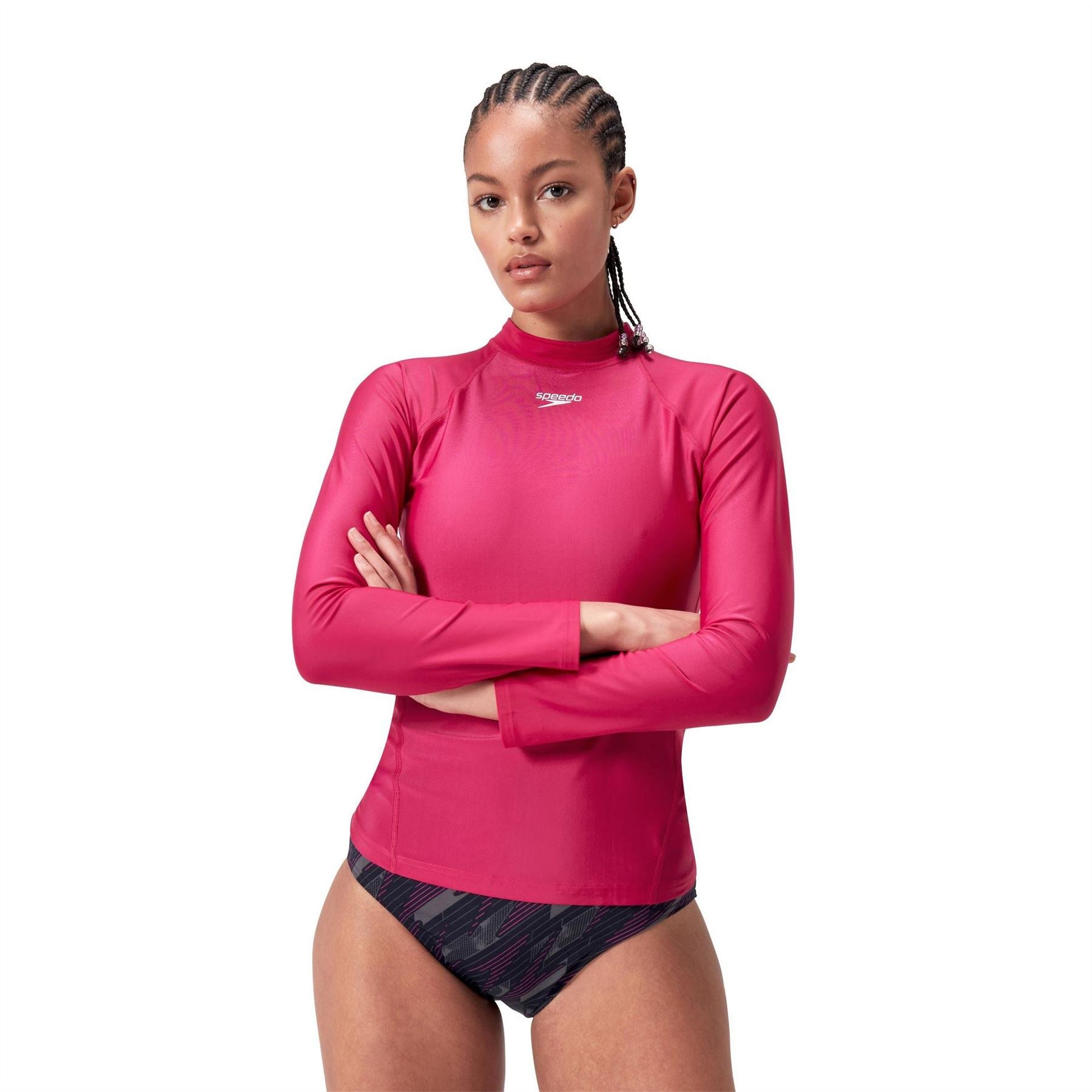 Speedo Long Sleeve One Piece Swimsuit