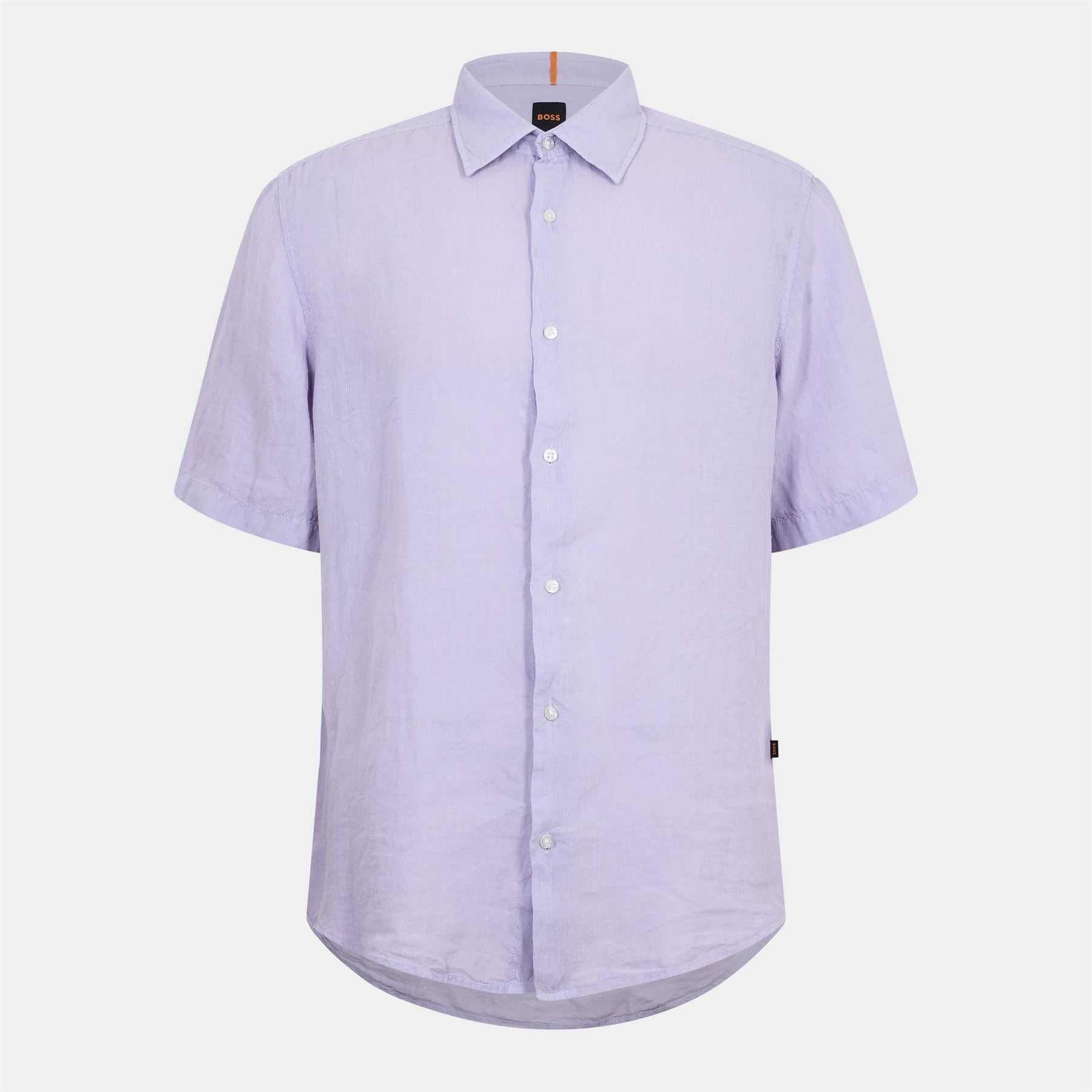 Boss Collared Neck Short Sleeve Regular Fit Shirt