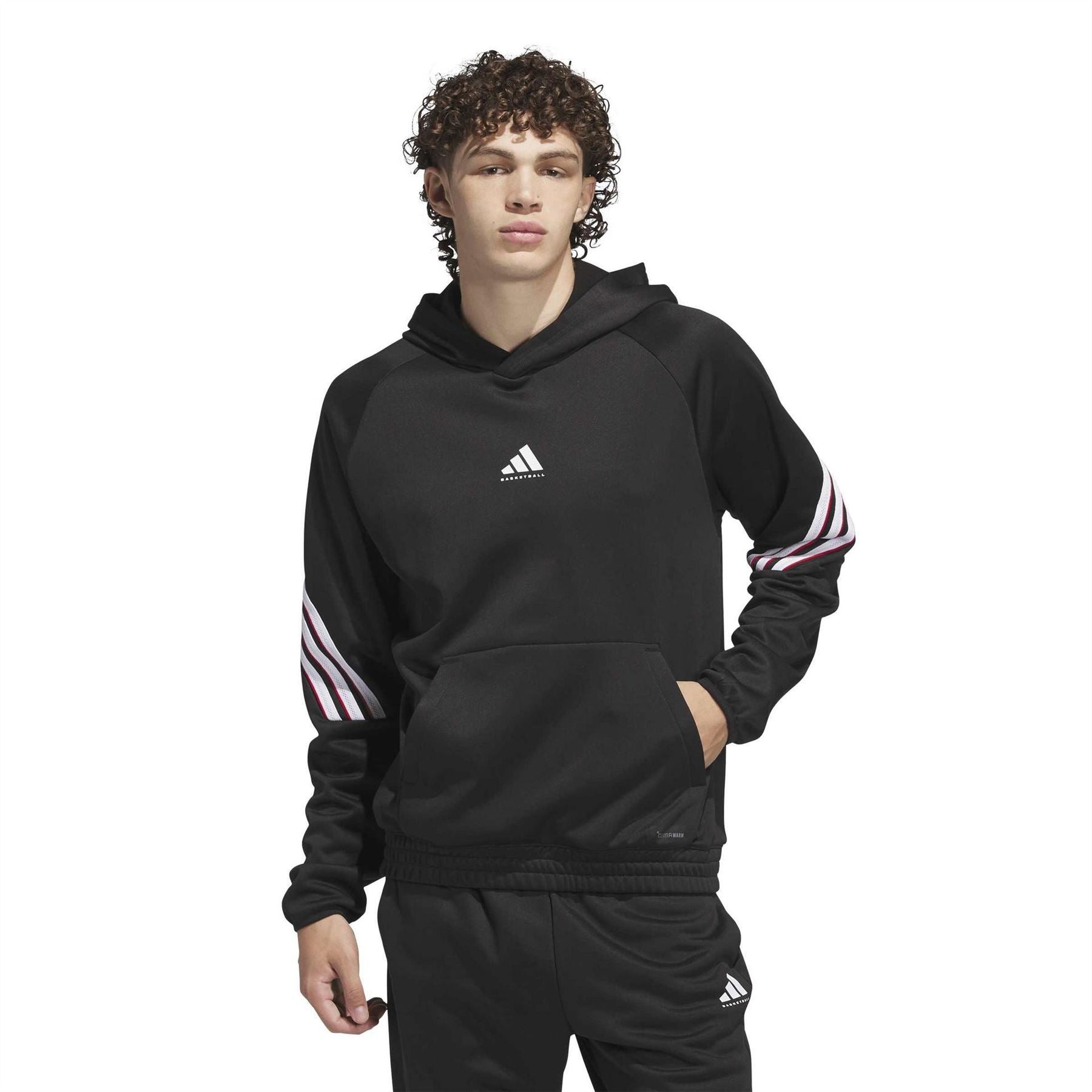 adidas Crazy Hooded Neck Warm Sweatshirt with Kangaroo Pocket