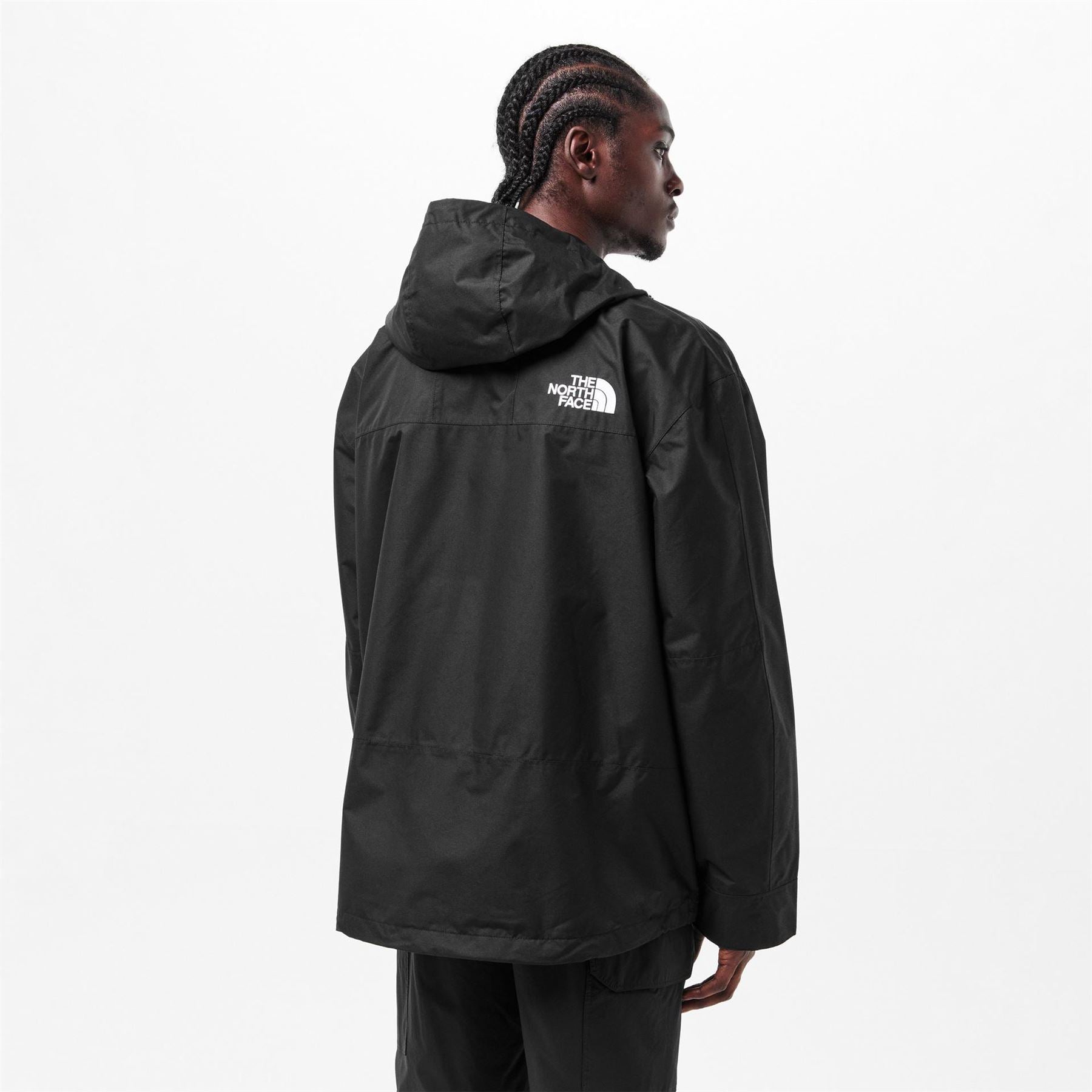 The North Face North Face Reign On Hooded Snap Button Color Block Rain Jacket