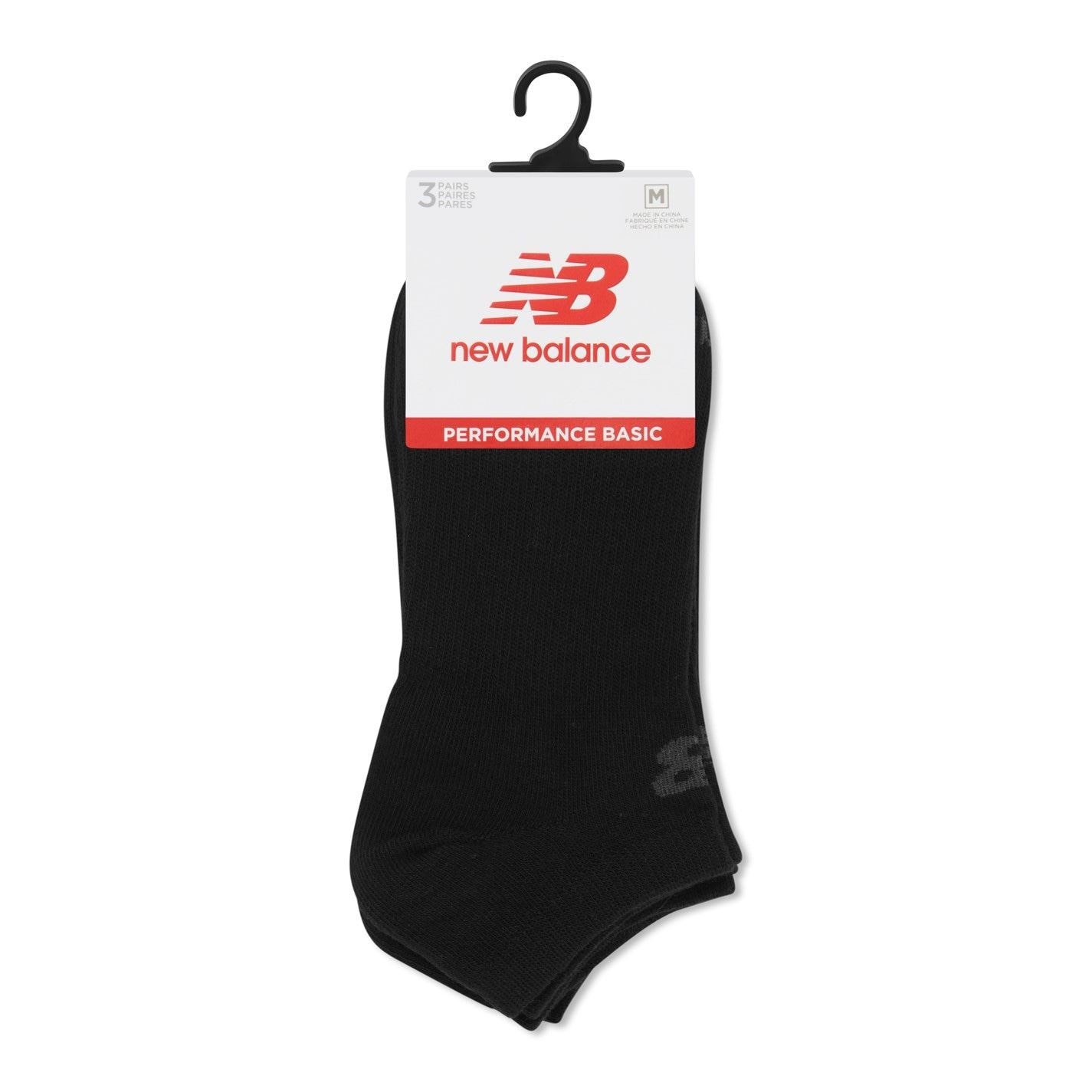 New Balance 3 Pack No Show Socks