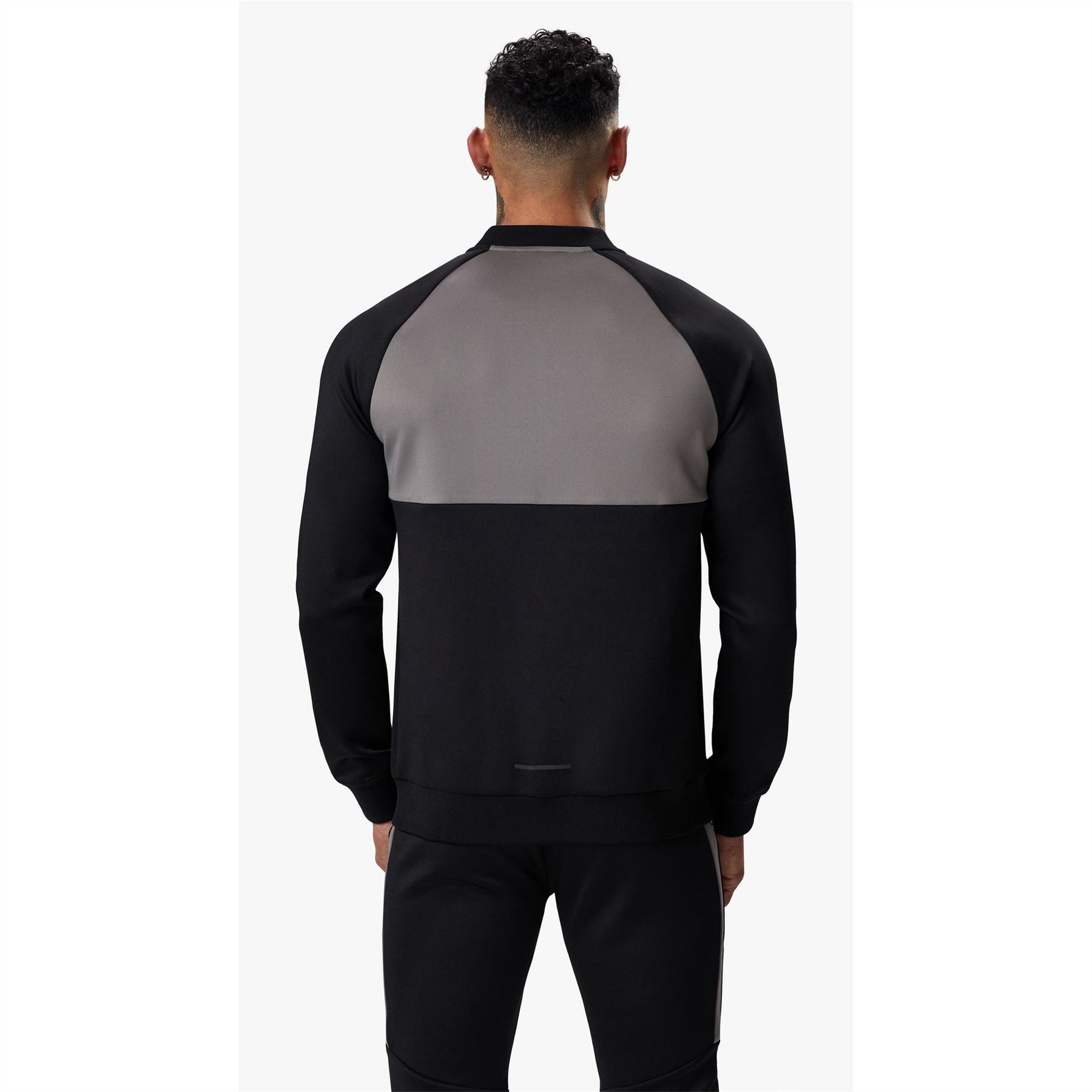 Gym King Gymki Taped Plus Full Zip Fleece Fabric