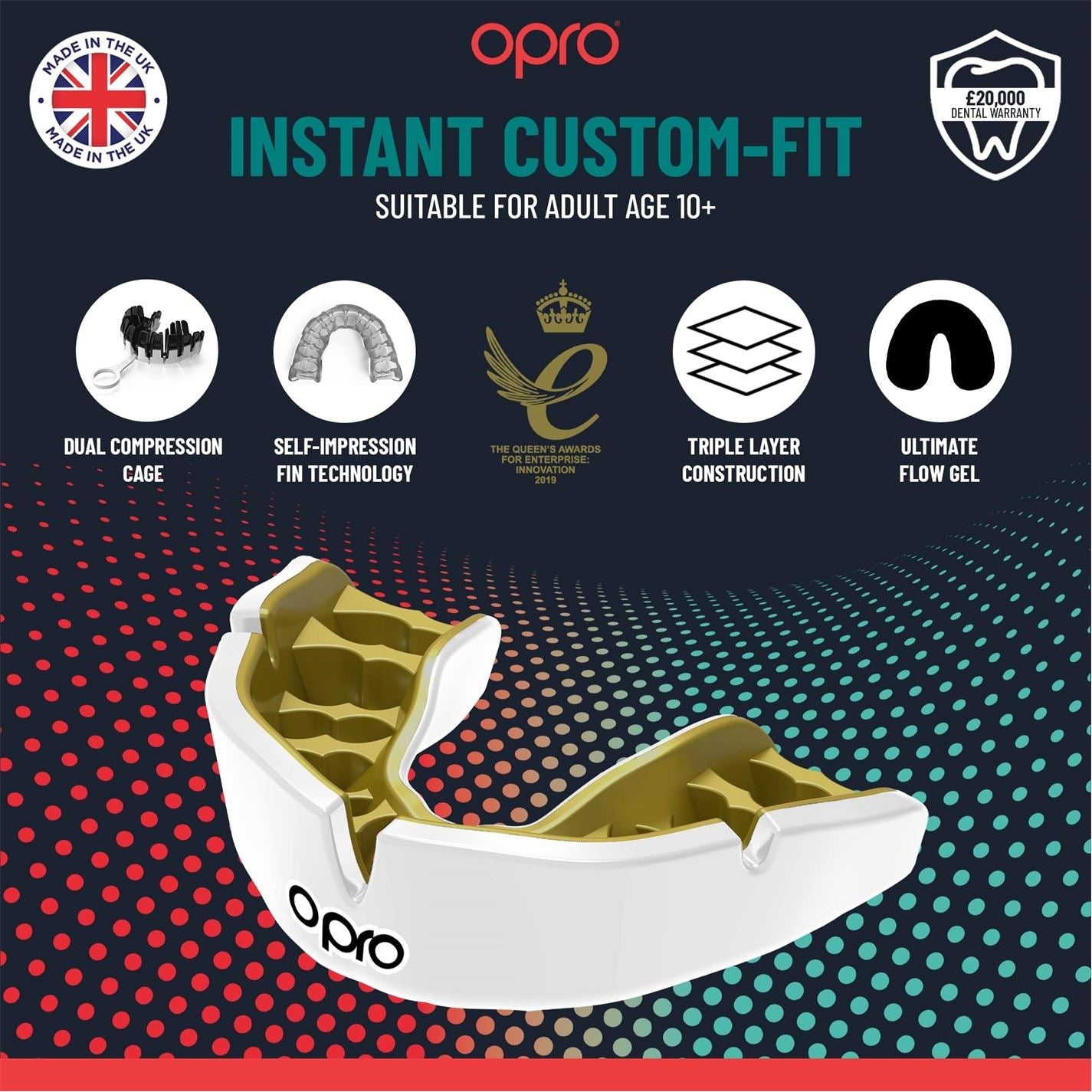 Opro Adults Instant Custom Mouthguard