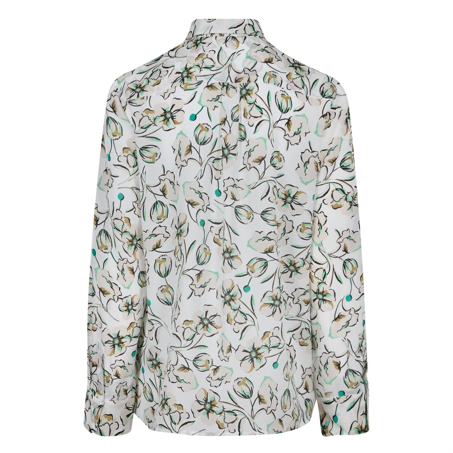 Marella Goccia Floral Long Sleeve Patterned Shirt