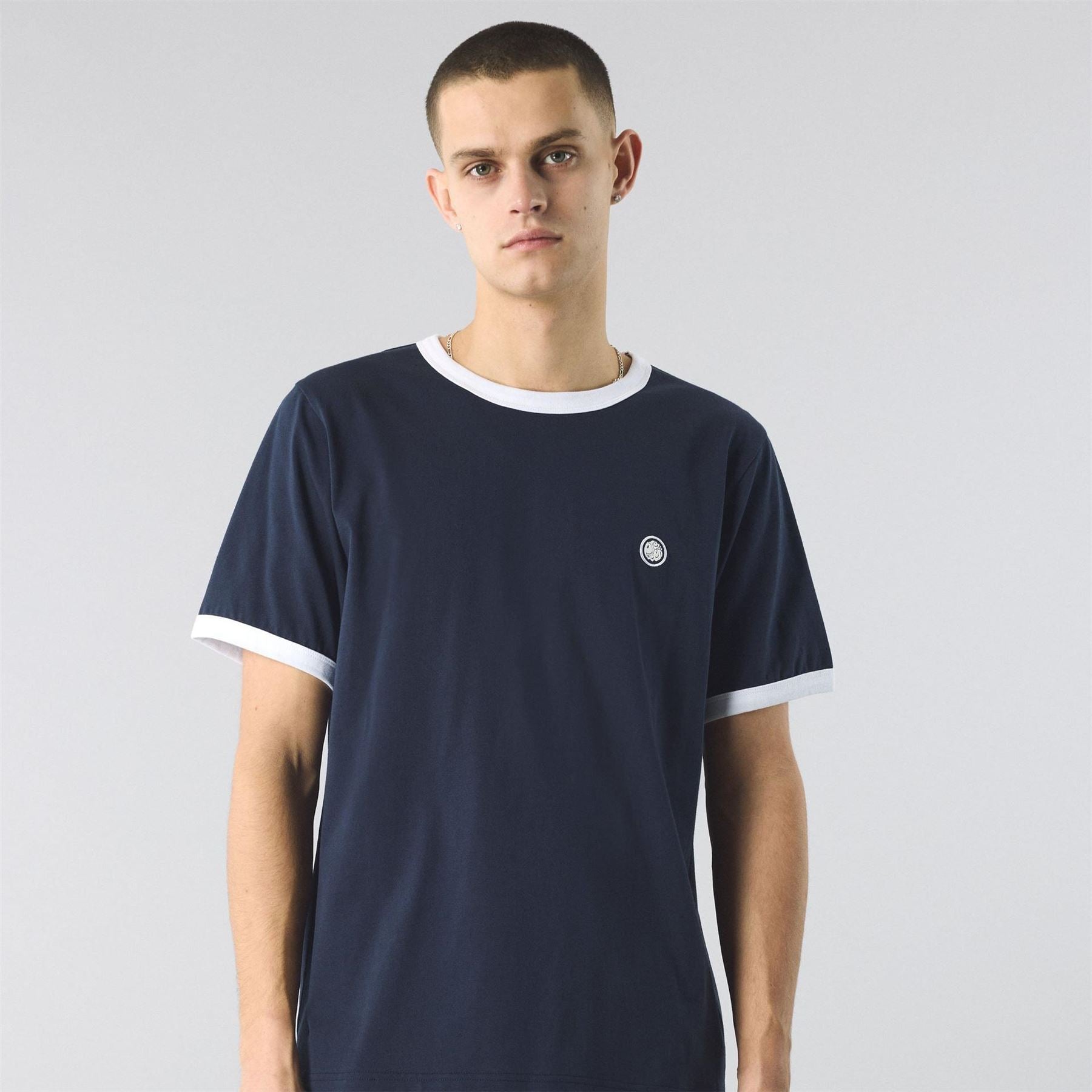 Pretty Green Eclipse Ringer Regular Fit T-Shirt