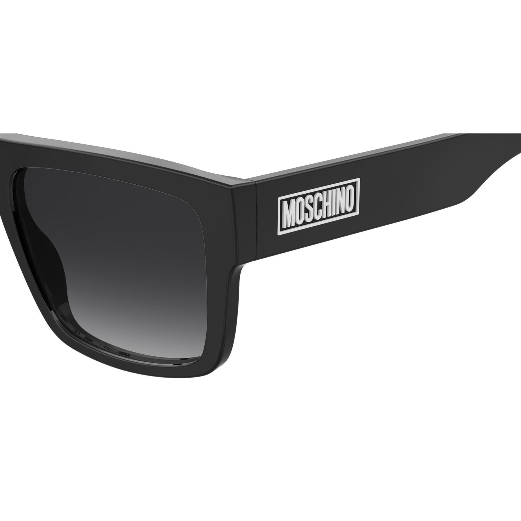 Moschino Rect Top Round Sunglasses