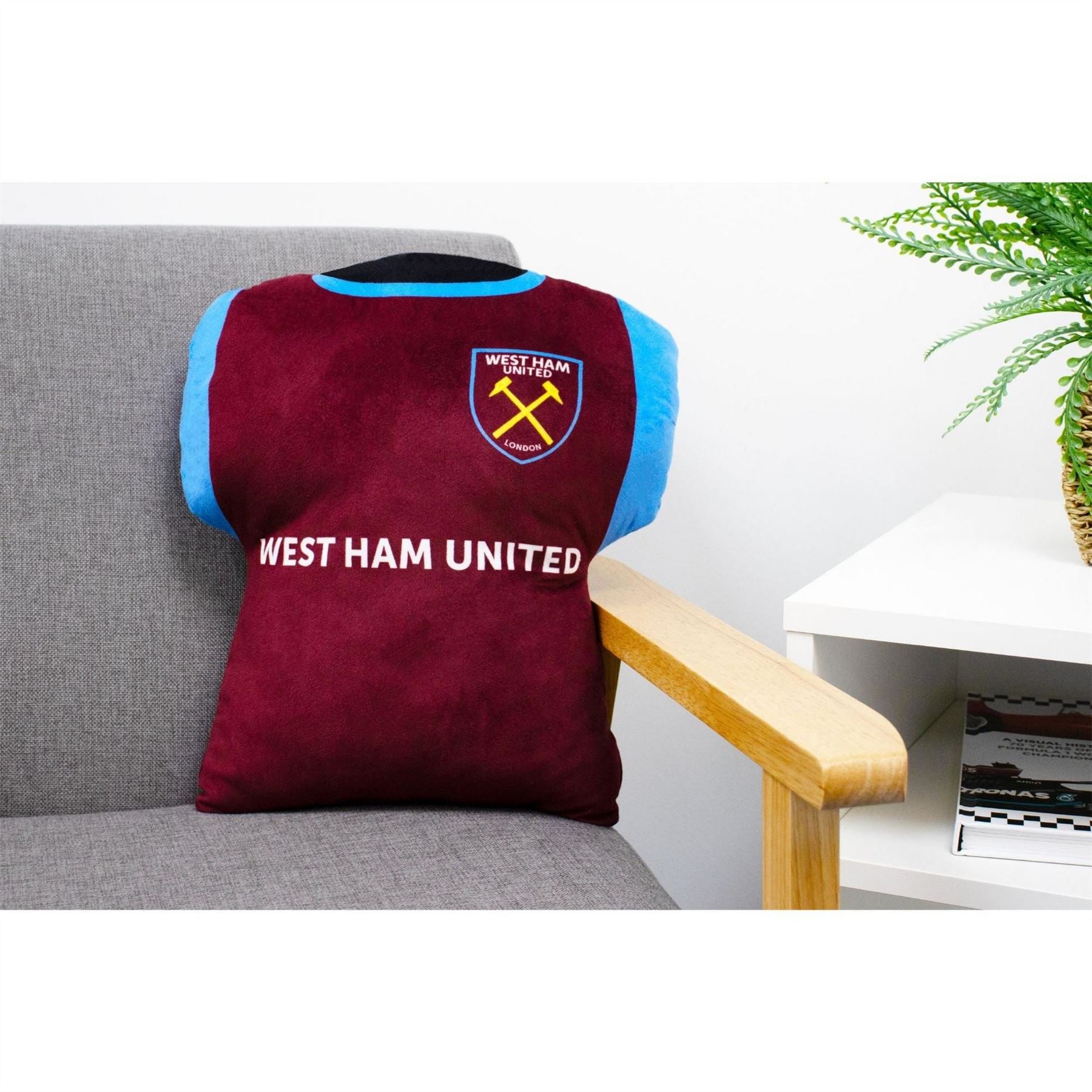 Team West Ham United Officially Licensed Kit Cushion 40 cm