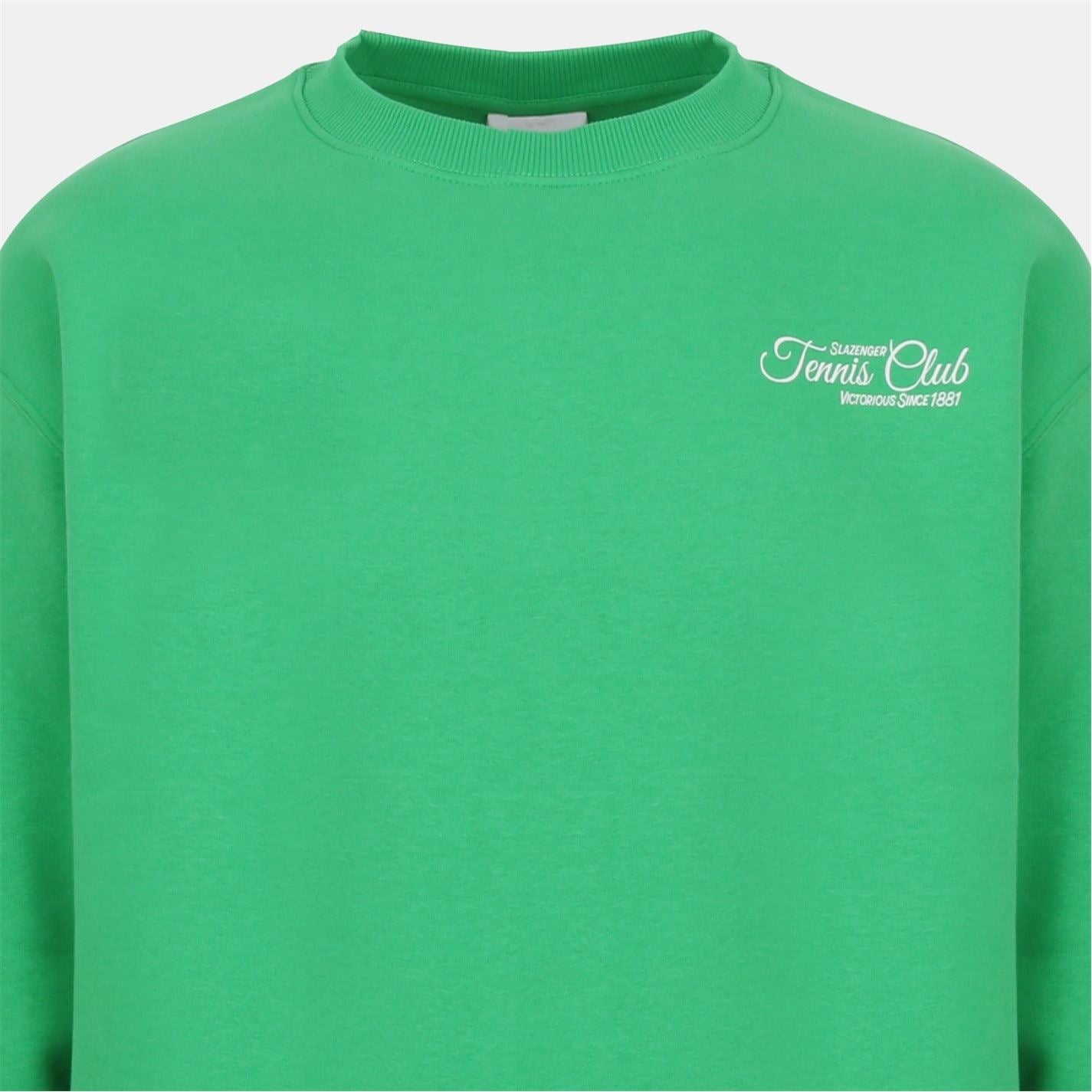 Slazenger Tennis Club Crew Neck Long Sleeve Sweatshirt