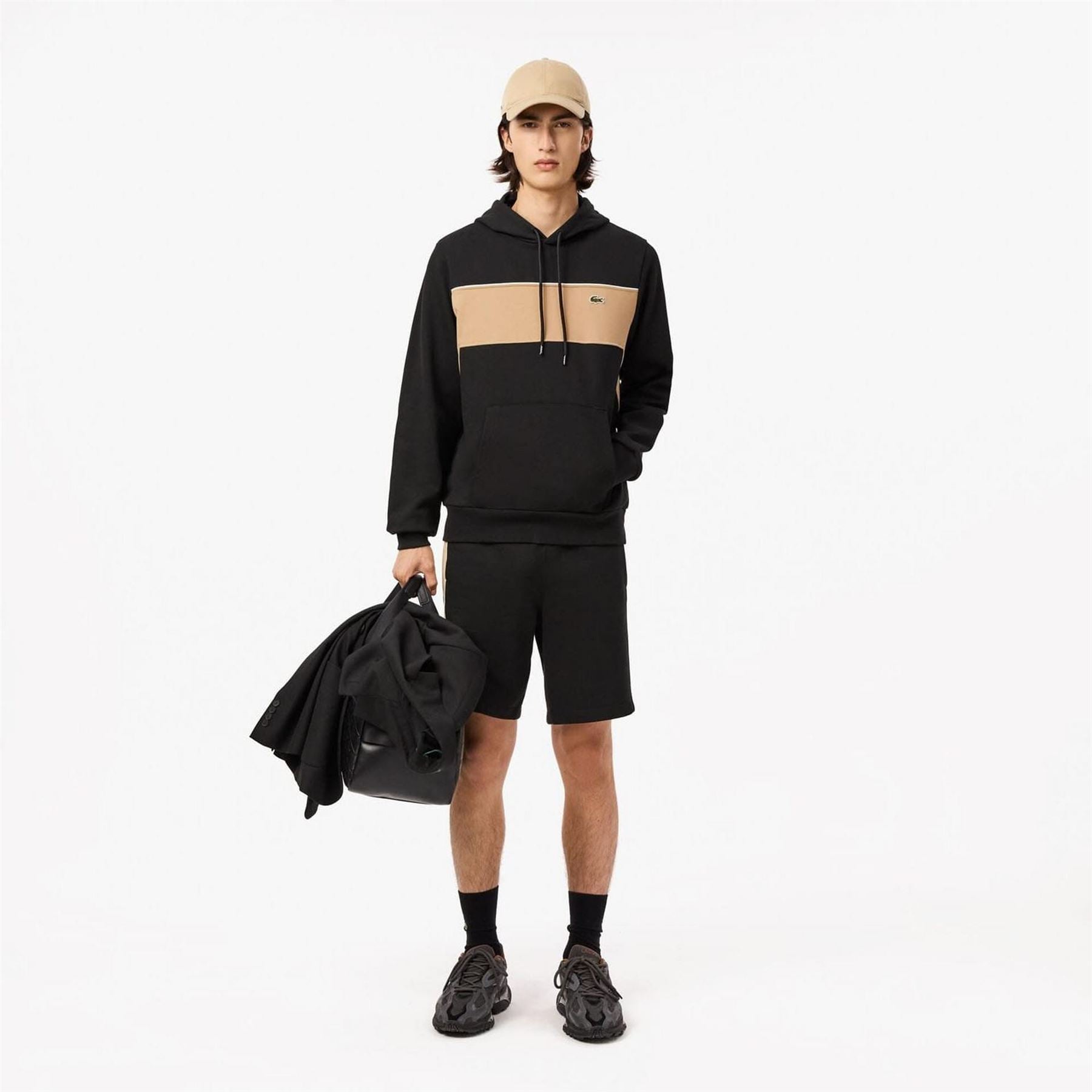 Lacoste Block Fleece Hoodie