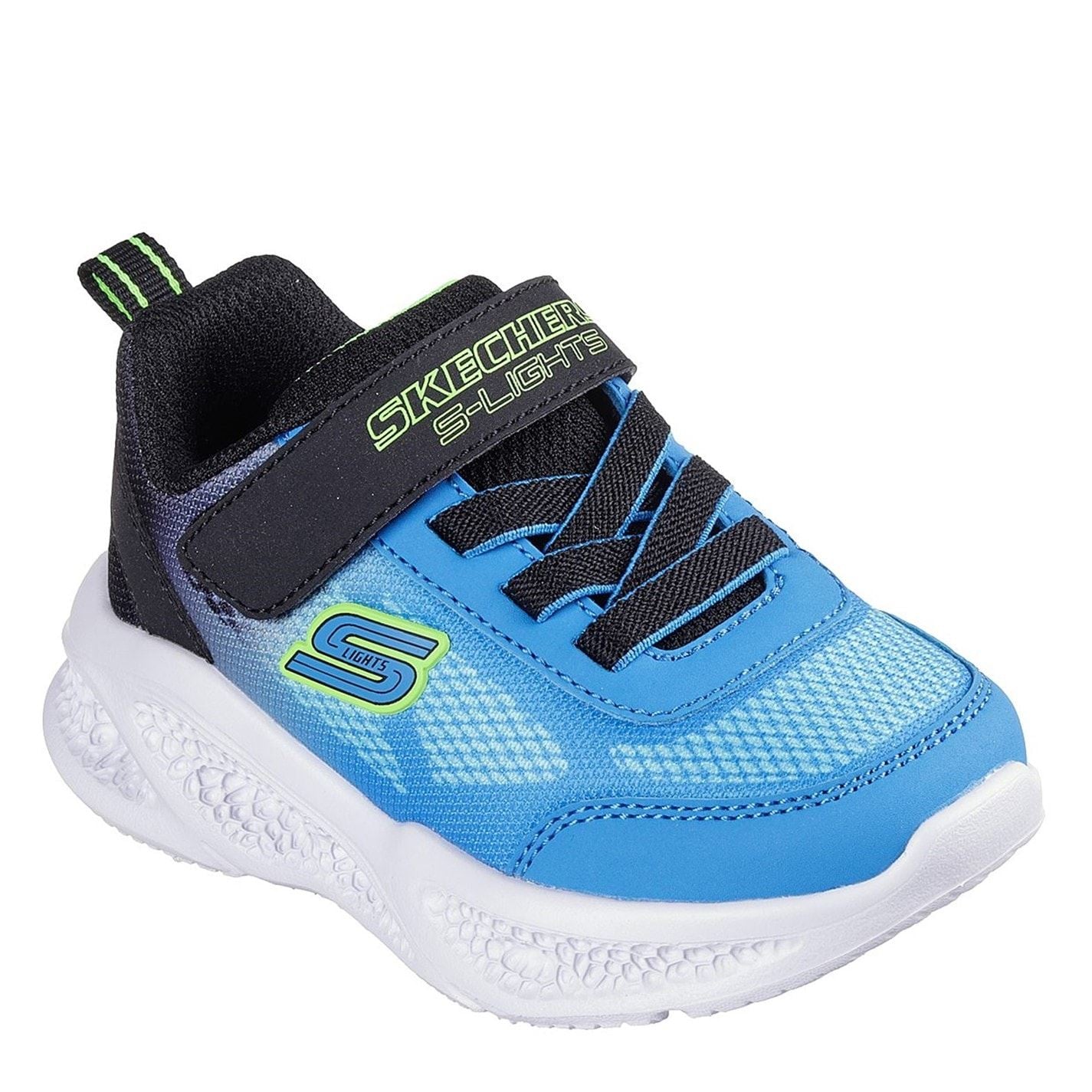 Skechers Gore  And  Strap Sneaker W Mult Light Up Trainers Boys