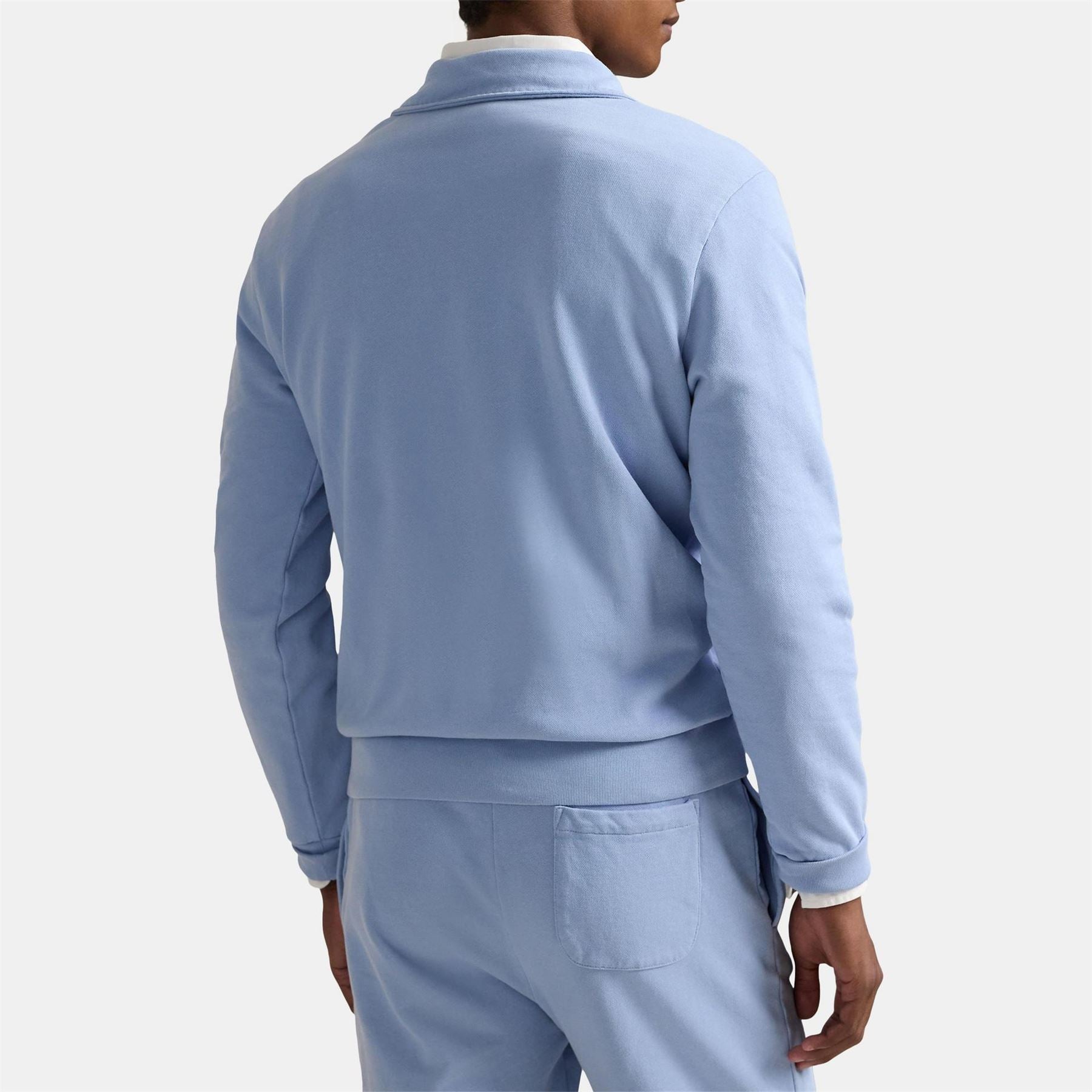 Polo Ralph Lauren Terry Cotton Quarter Zip Sweater