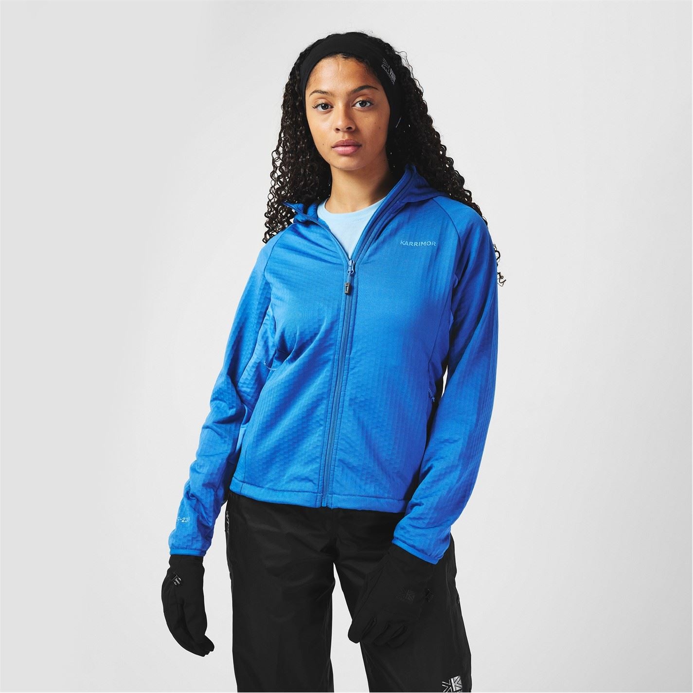 Karrimor Womens Grid Fleece Hood Jacket