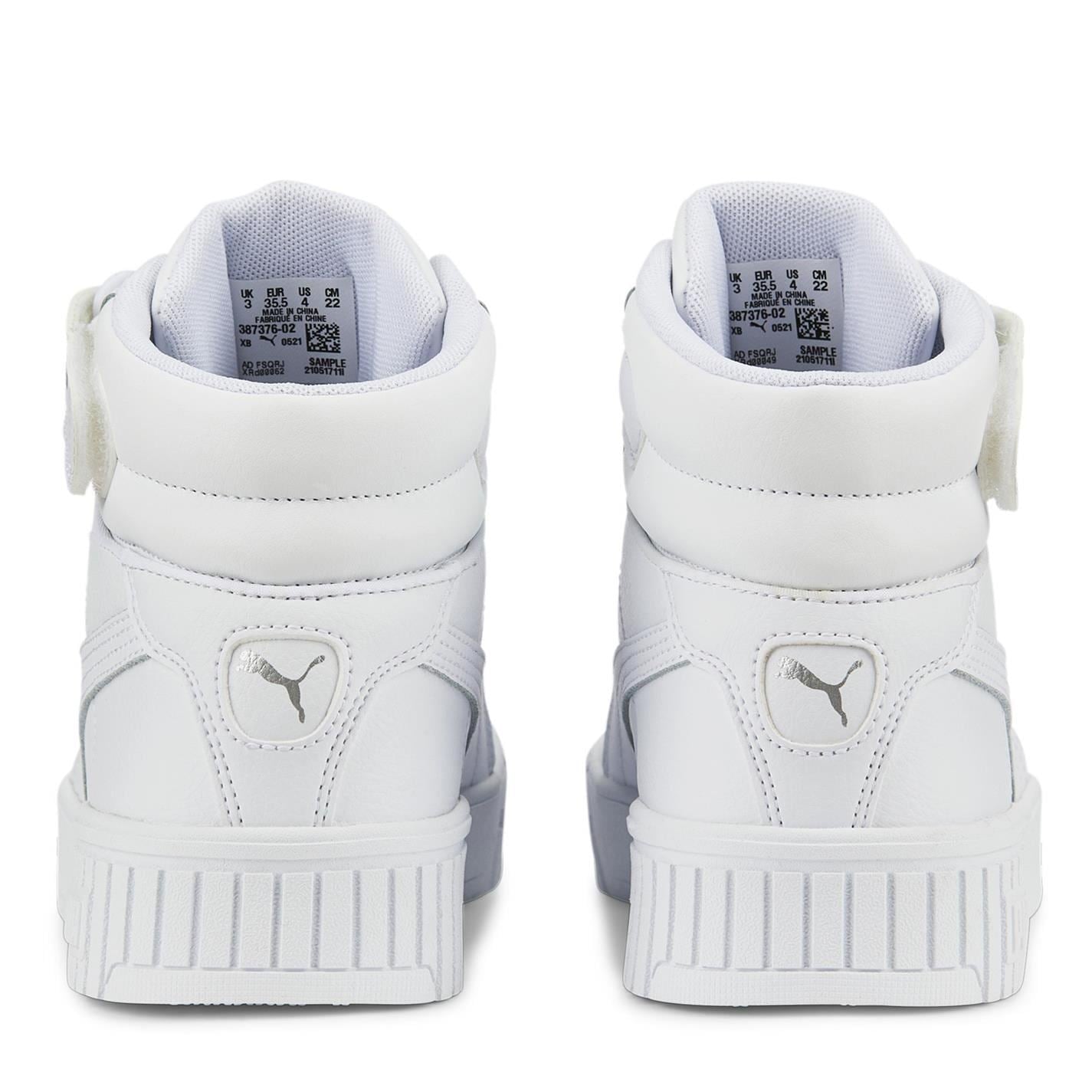 Puma Carina Mid Junior Girls High Top Trainers