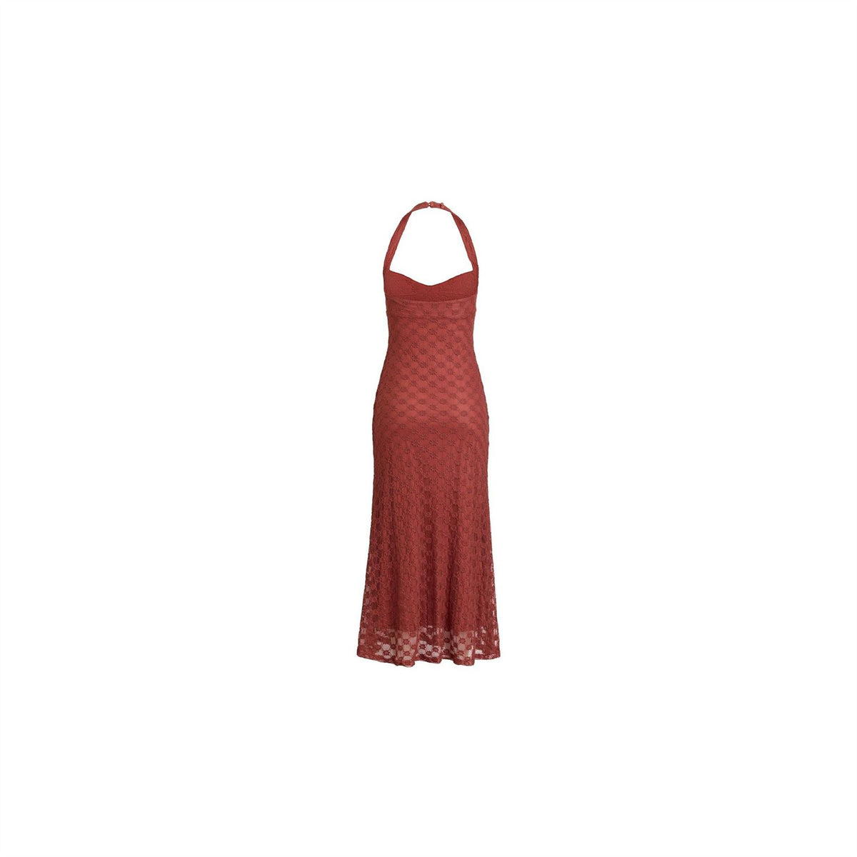 Bardot Mariko Halter Neck Long Maxi Dress