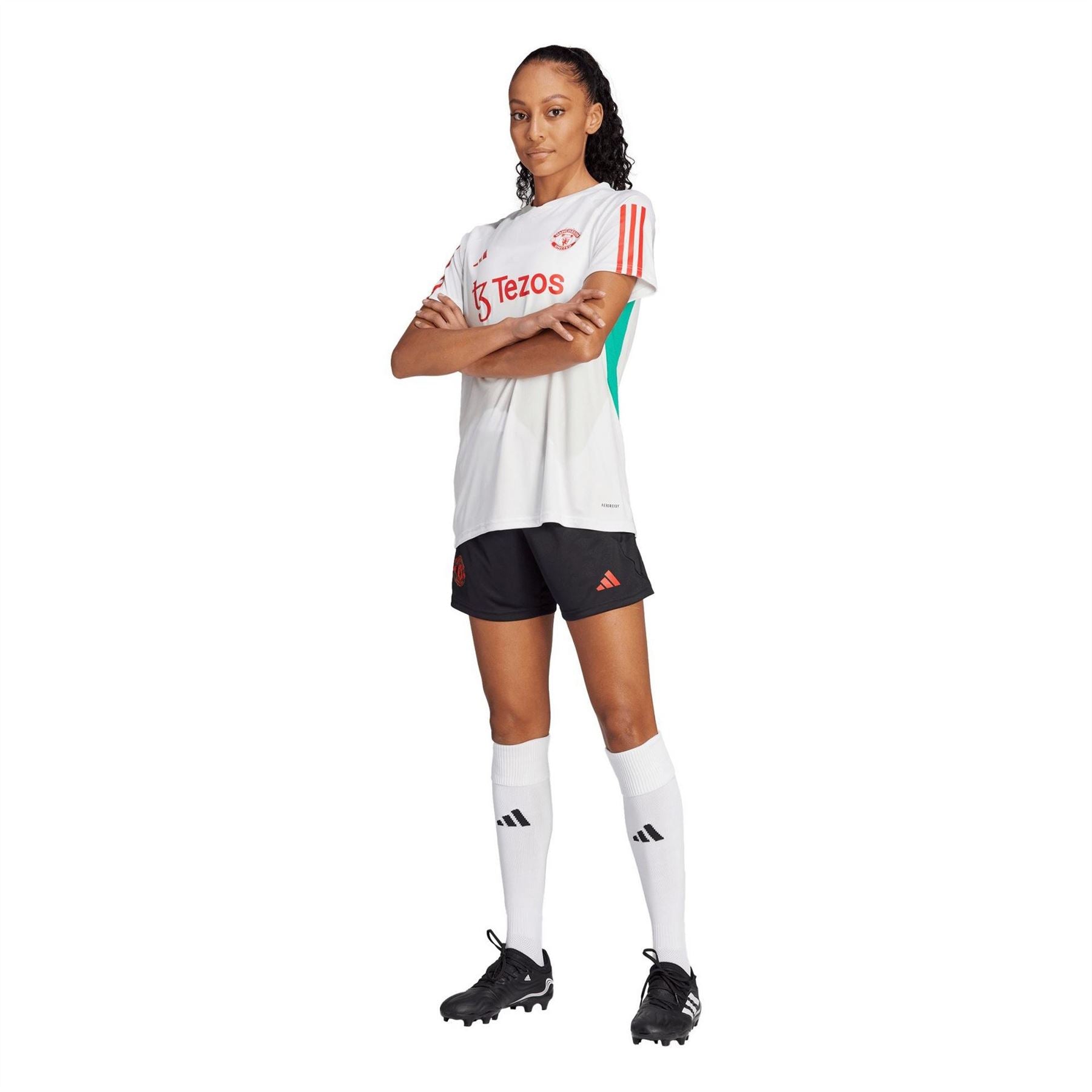adidas Womens Manchester United Training Shorts 2023 2024